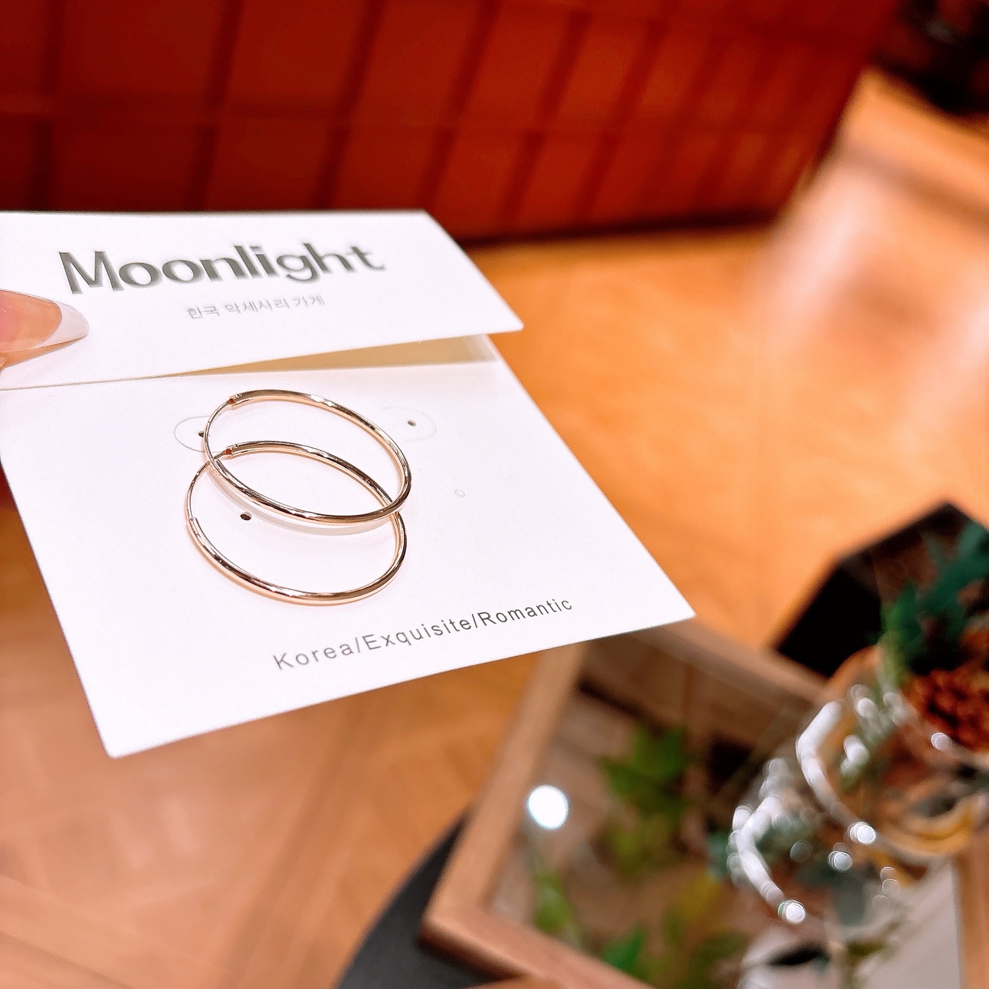 Solid Silver Hoop Earrings Light Luxury Everyday Wear Gold