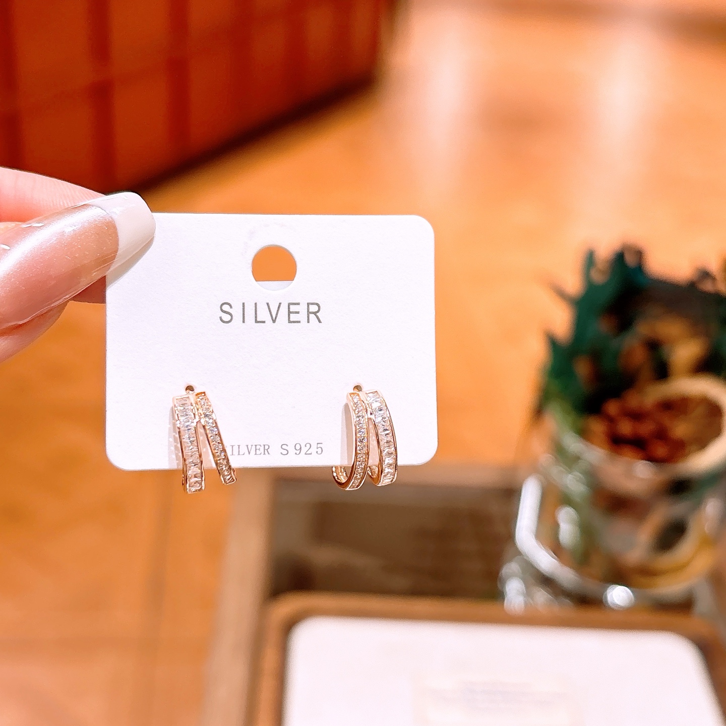 Nickel Free Silver Earrings Sweet & Cool Anniversary Silver