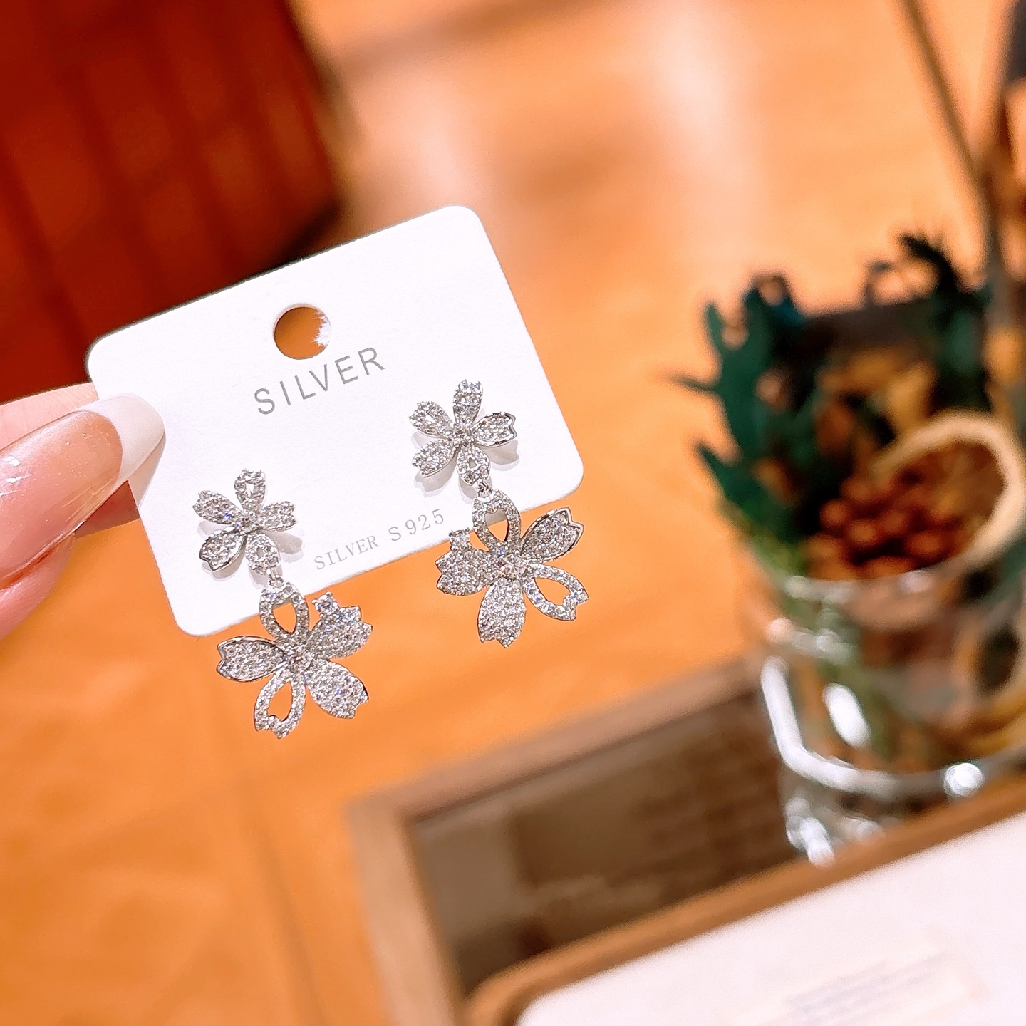 Fine Silver Earrings Soft Birthday Gold