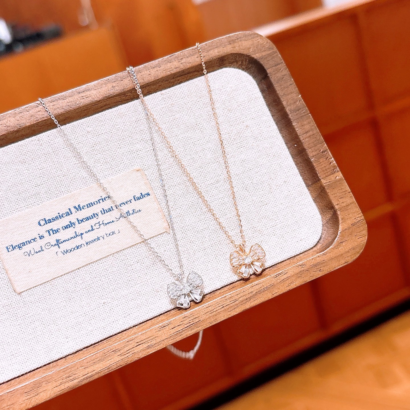 S925 Sterlingsilber Kette Hochwertig Weihnachten Silber