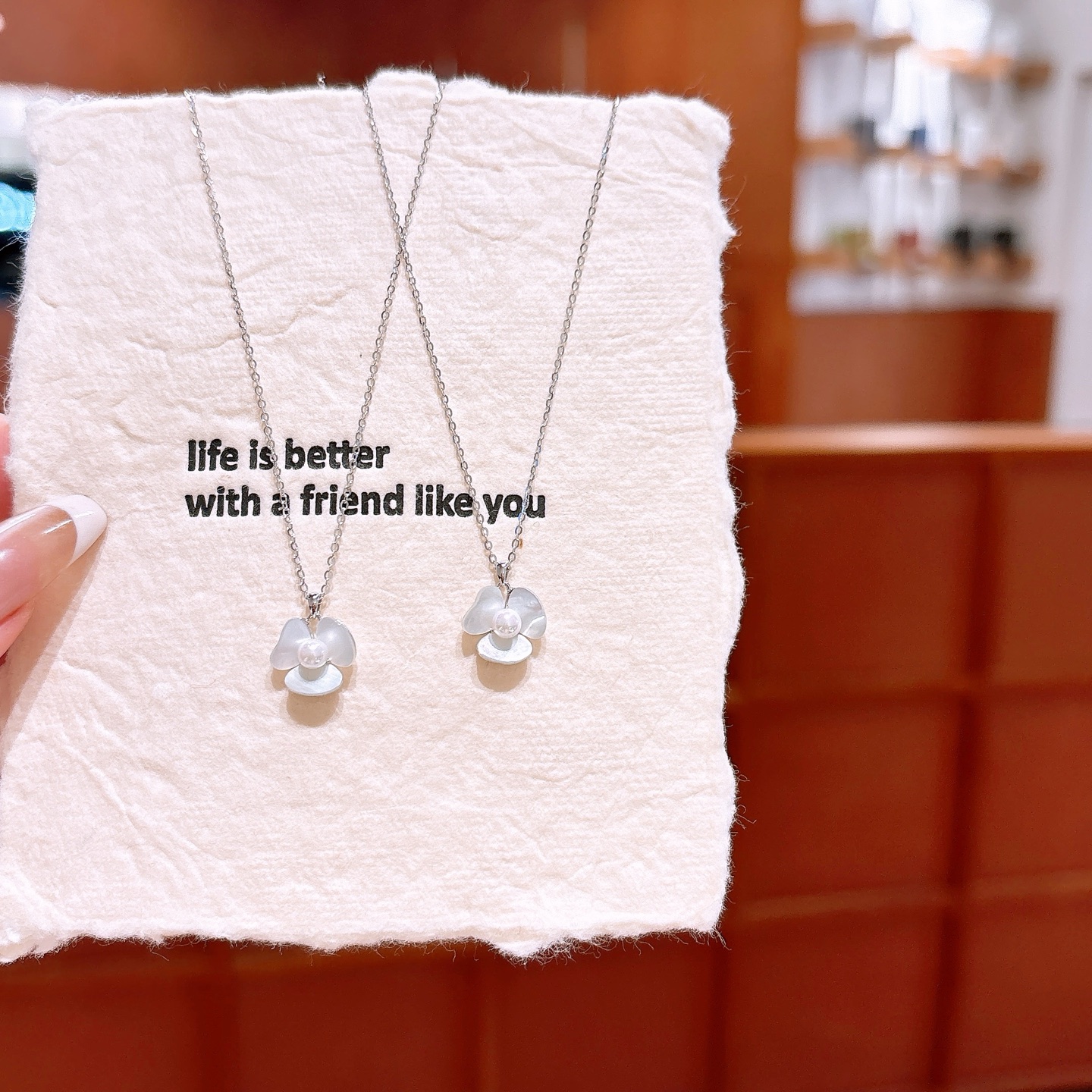 Fine Silver Necklace Lively Workplace Gold