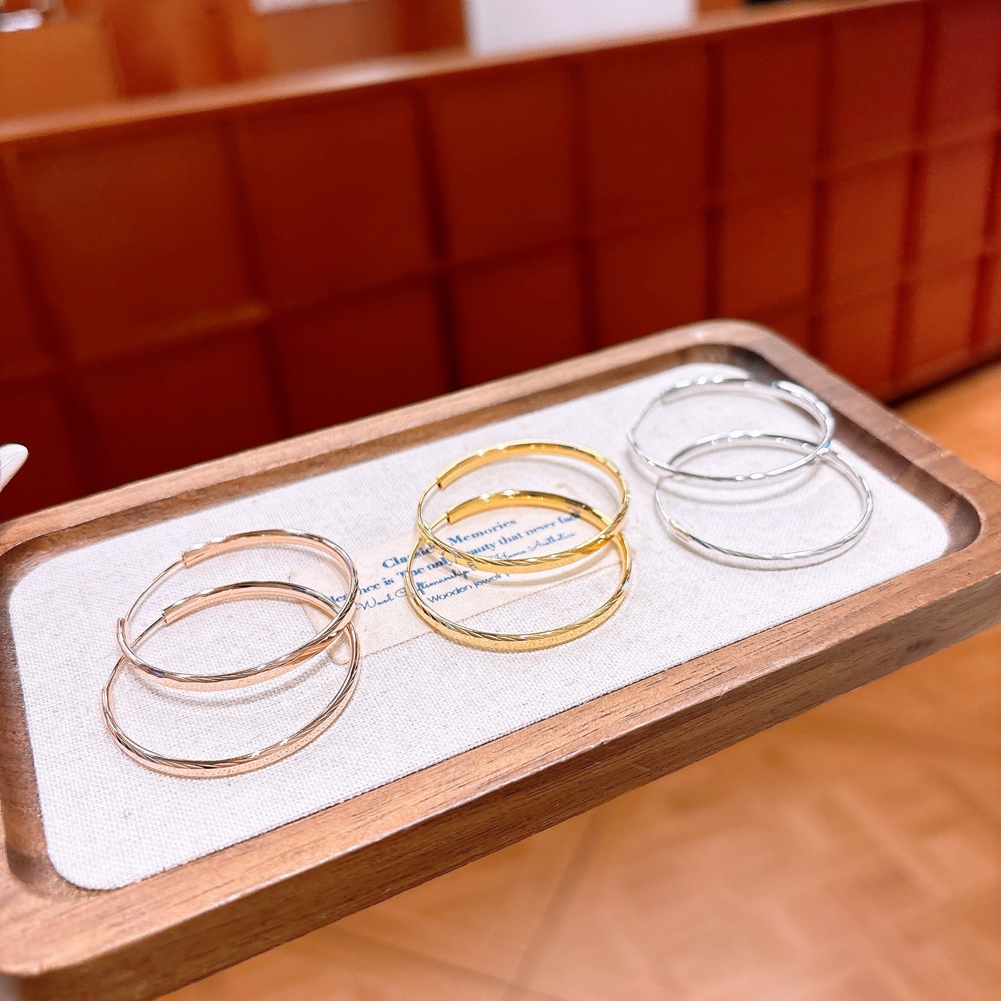 S925 Sterling Silver Hoop Earrings Delicate Christmas Gold