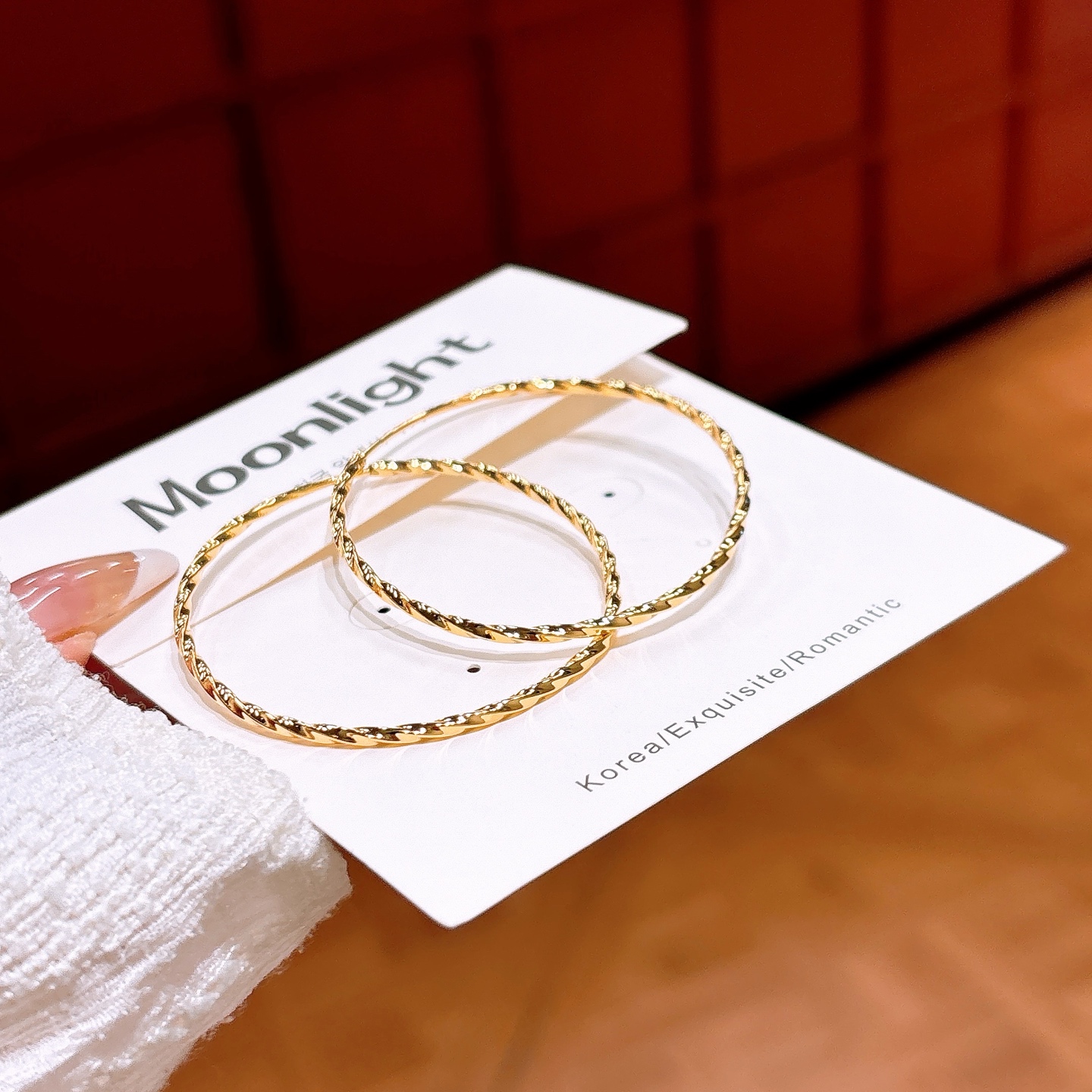 Solid Silver Hoop Earrings Minimalist Party Gold