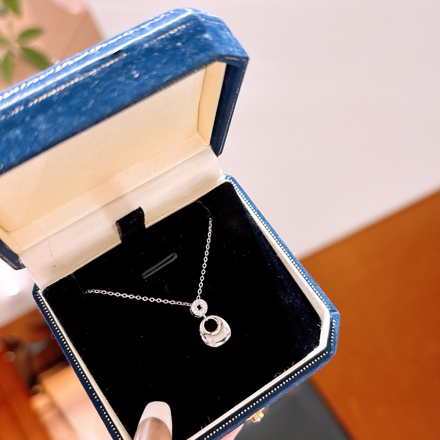 Allergiearmes Silber Kette Vintage Verabredung Silber