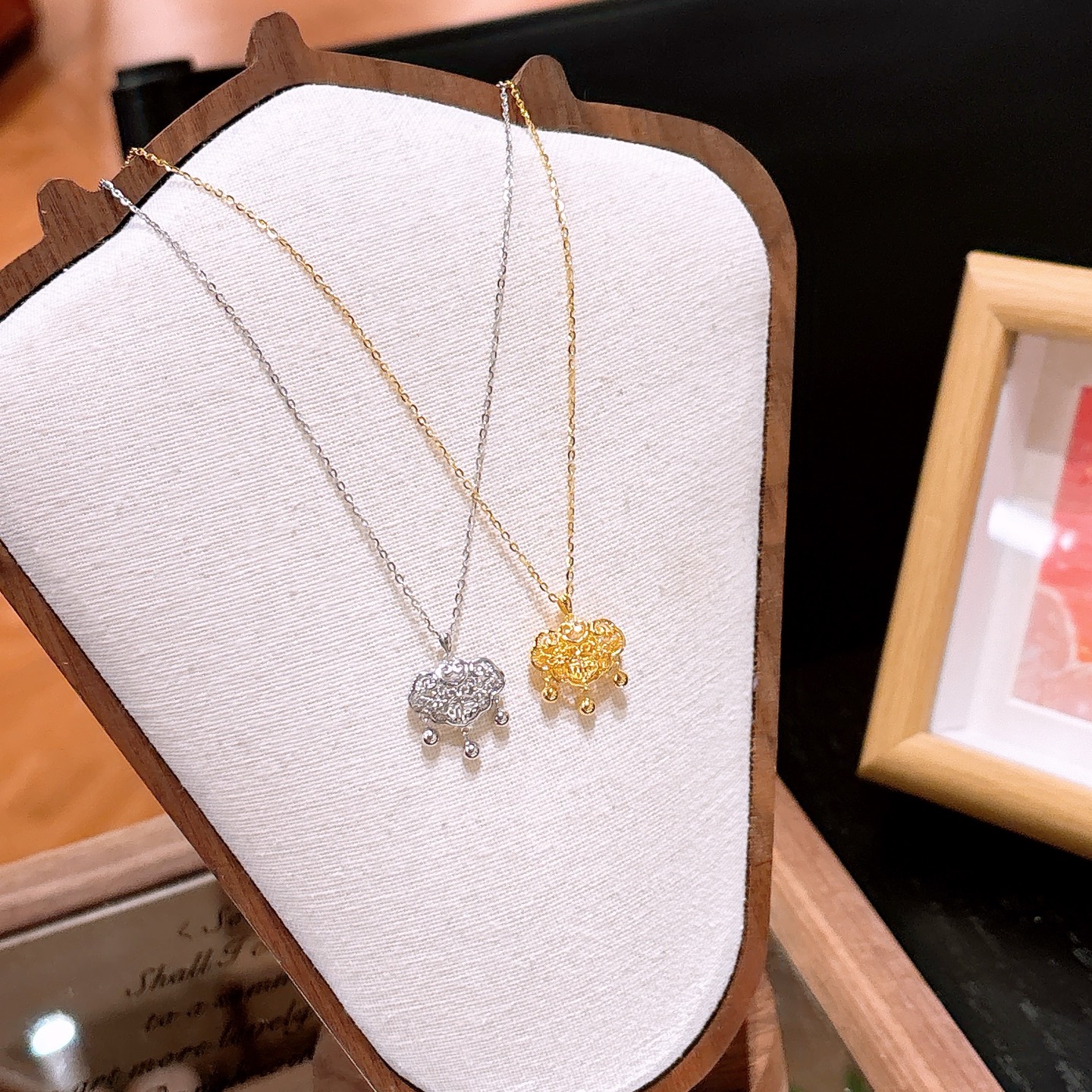 Fine Silver Necklace Precision Everyday Wear Gold