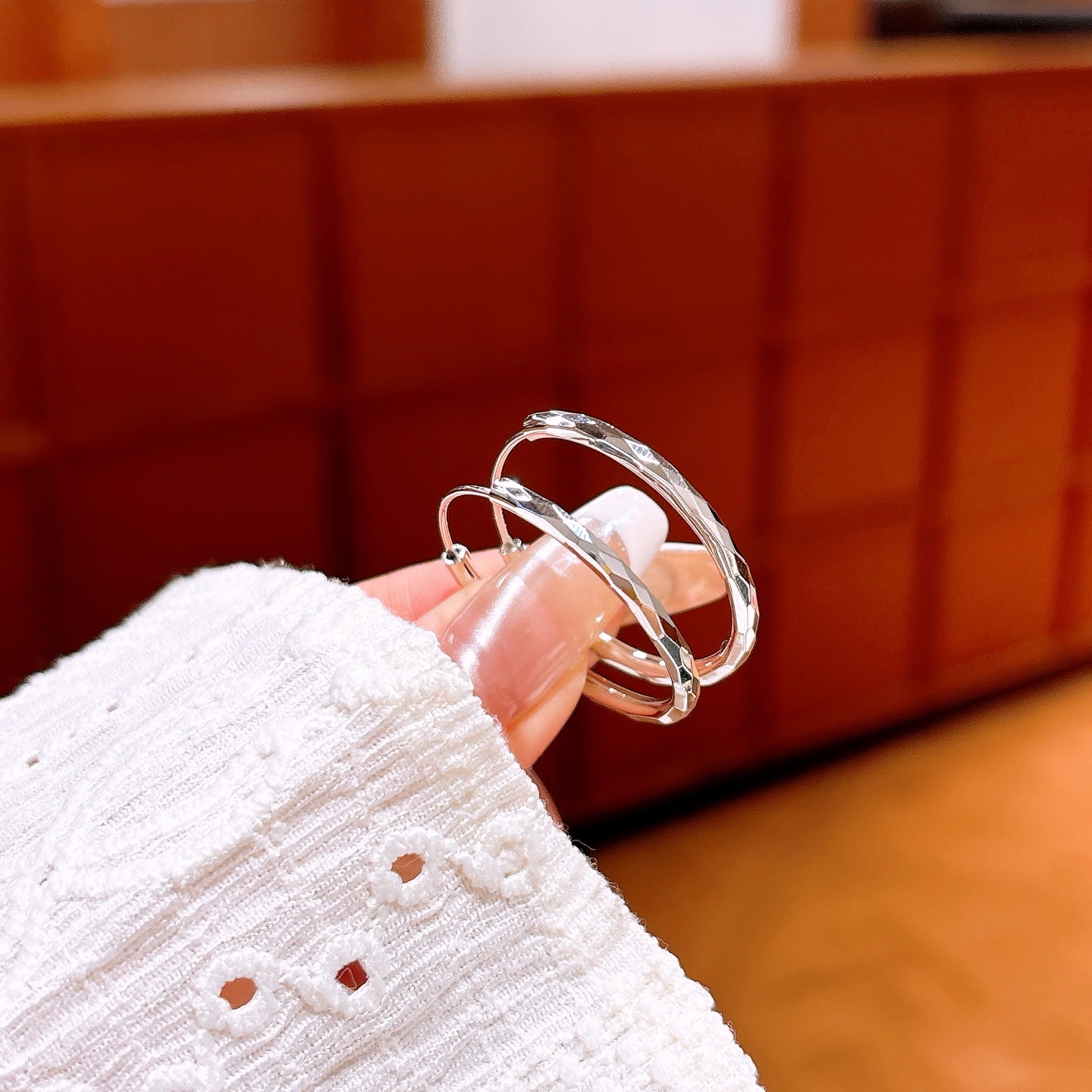 High Polish Silver Hoop Earrings Sweet Housewarming Gold