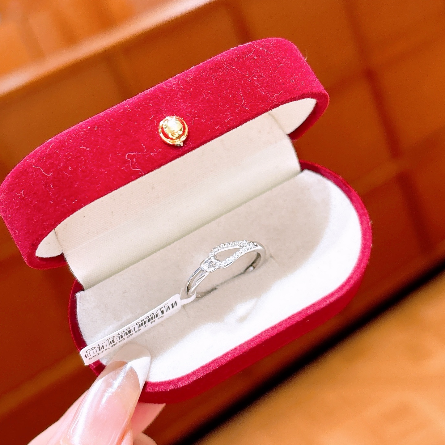 優しいS925スターリングシルバーリングシルバー 晩餐会