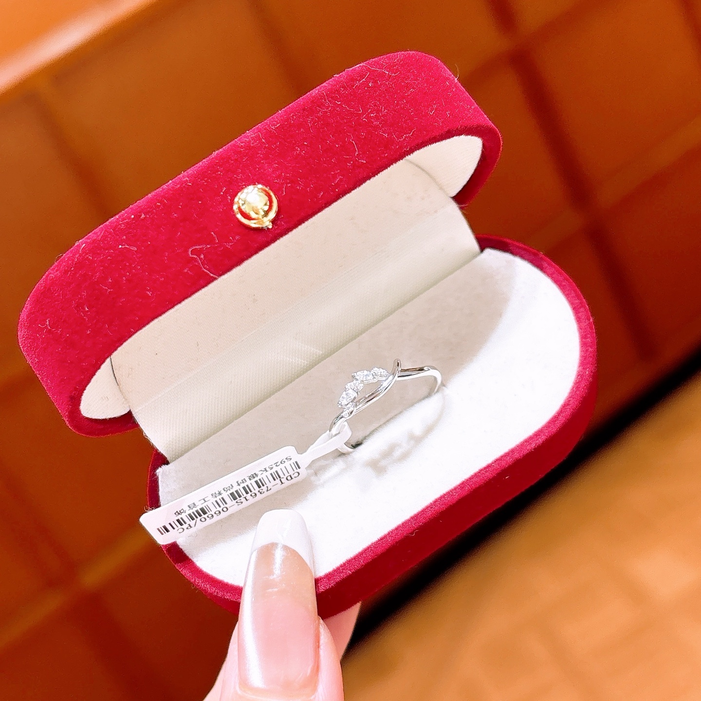 ロマンチック純銀リングシルバー 記念日