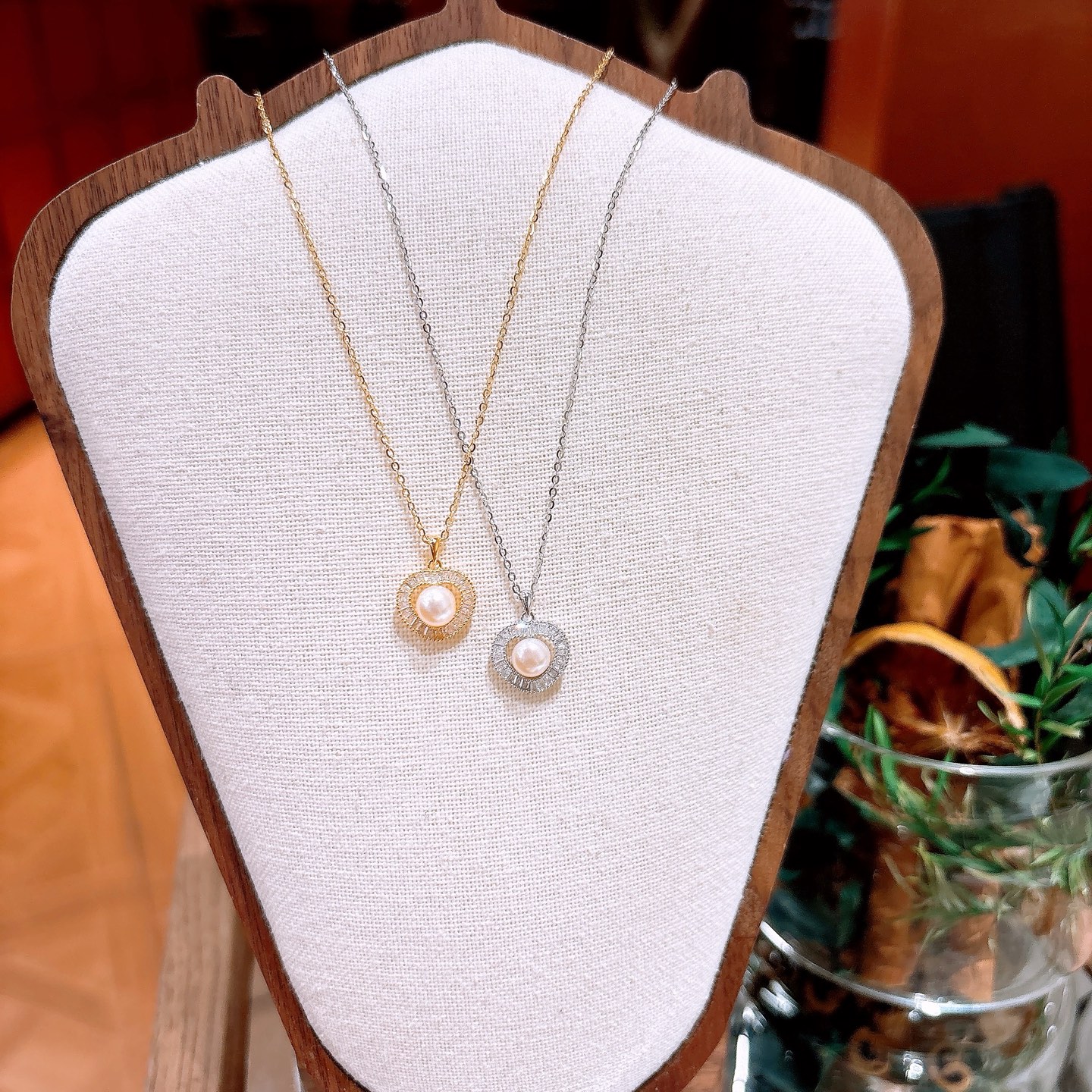 Fine Silver Necklace Lively Spring Festival Silver