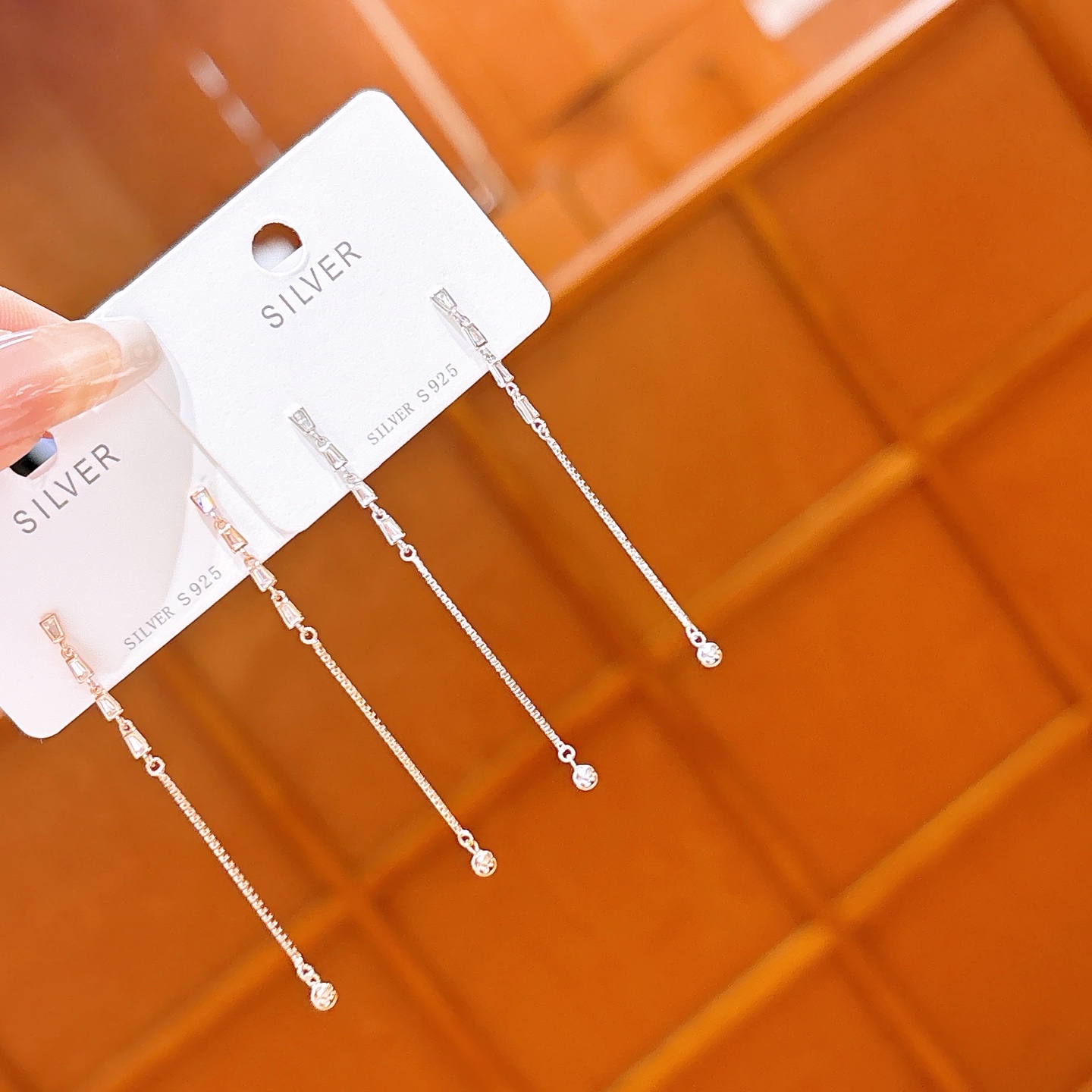 Feinsilber Ohrringe Koreanischer Stil Geständnis Silber