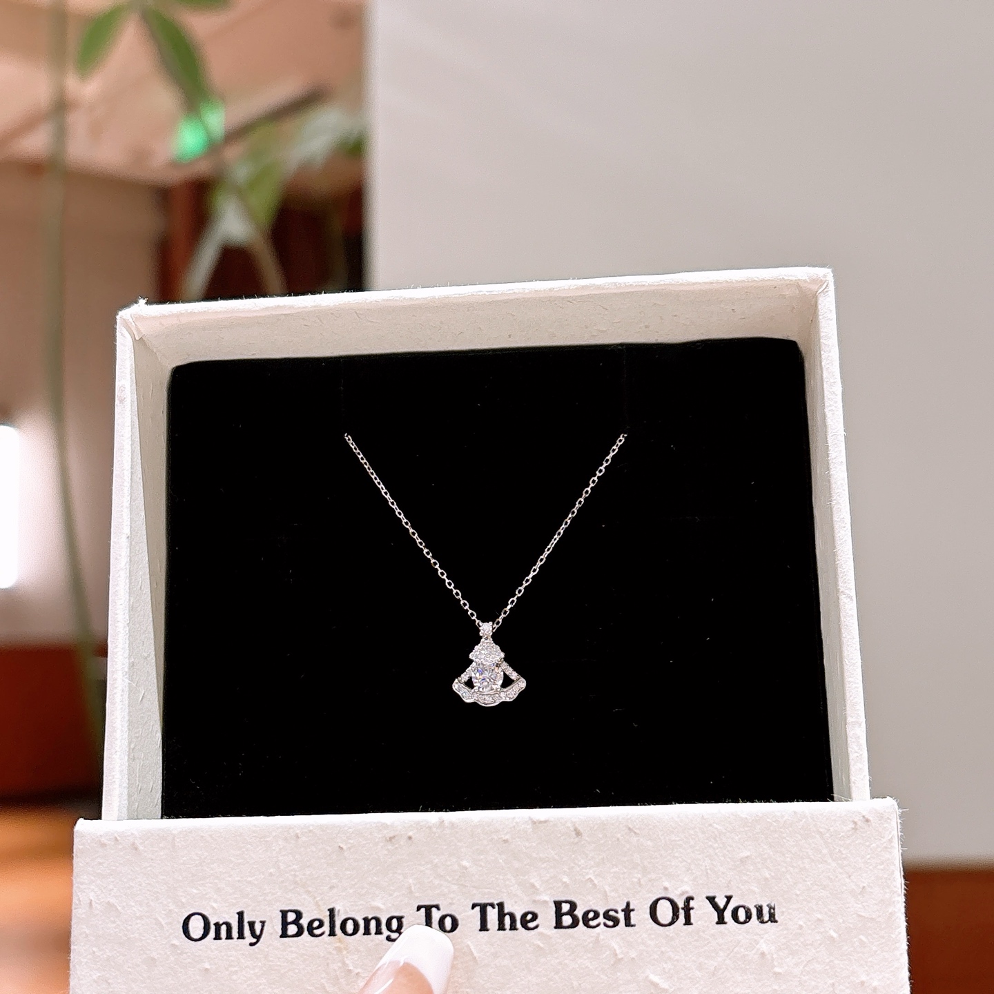 Hypoallergenic Silver Necklace Cute Birthday Silver