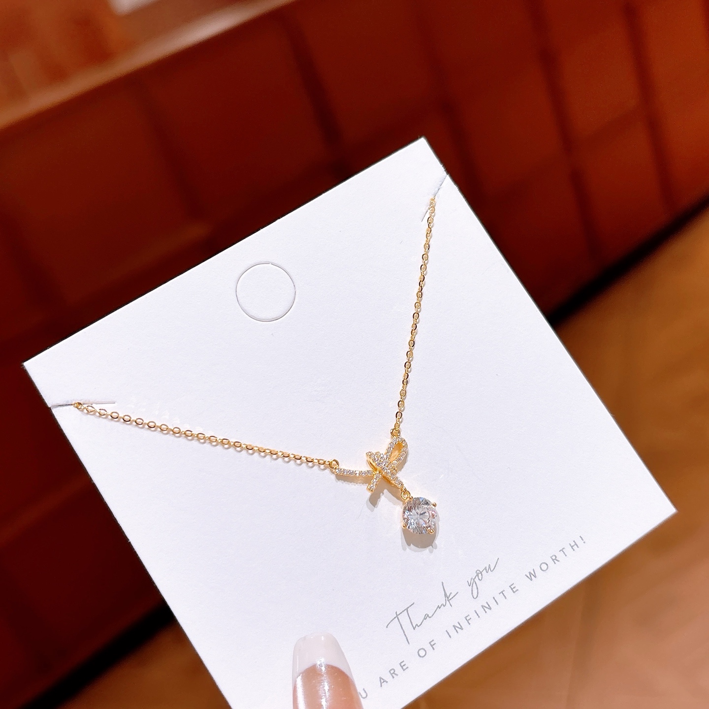 Solid Silver Necklace Chic Confession Gold