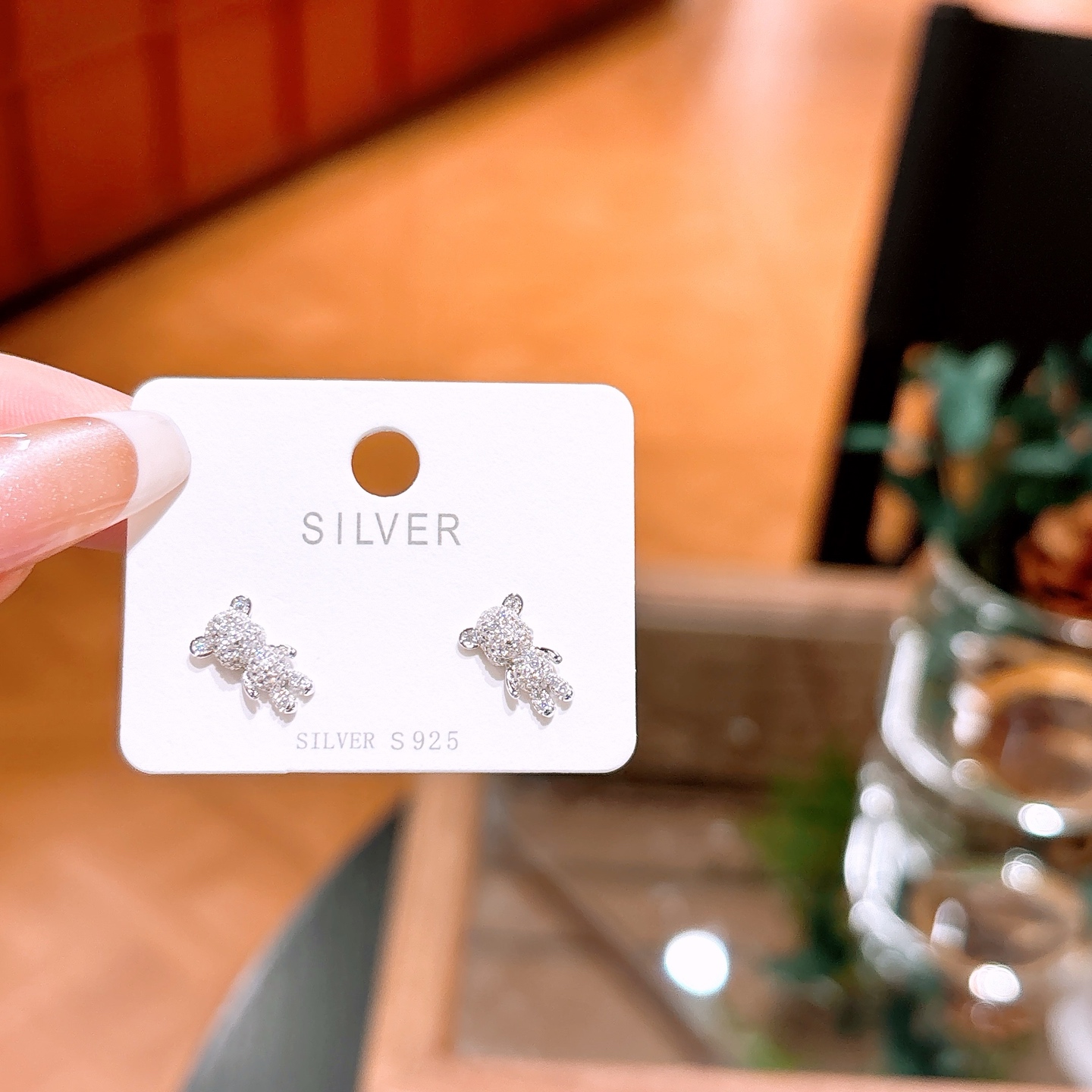 Hypoallergenic Silver Earrings Minimalist Bestie Gift Silver