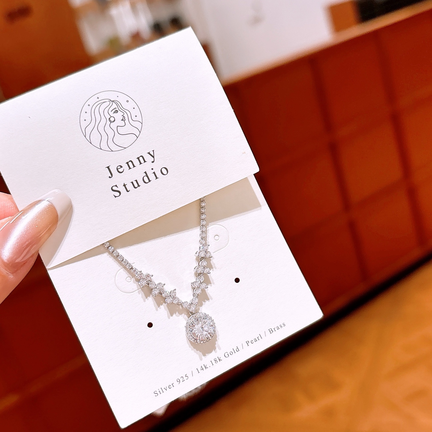 Fine Silver Necklace Premium Date Night Silver