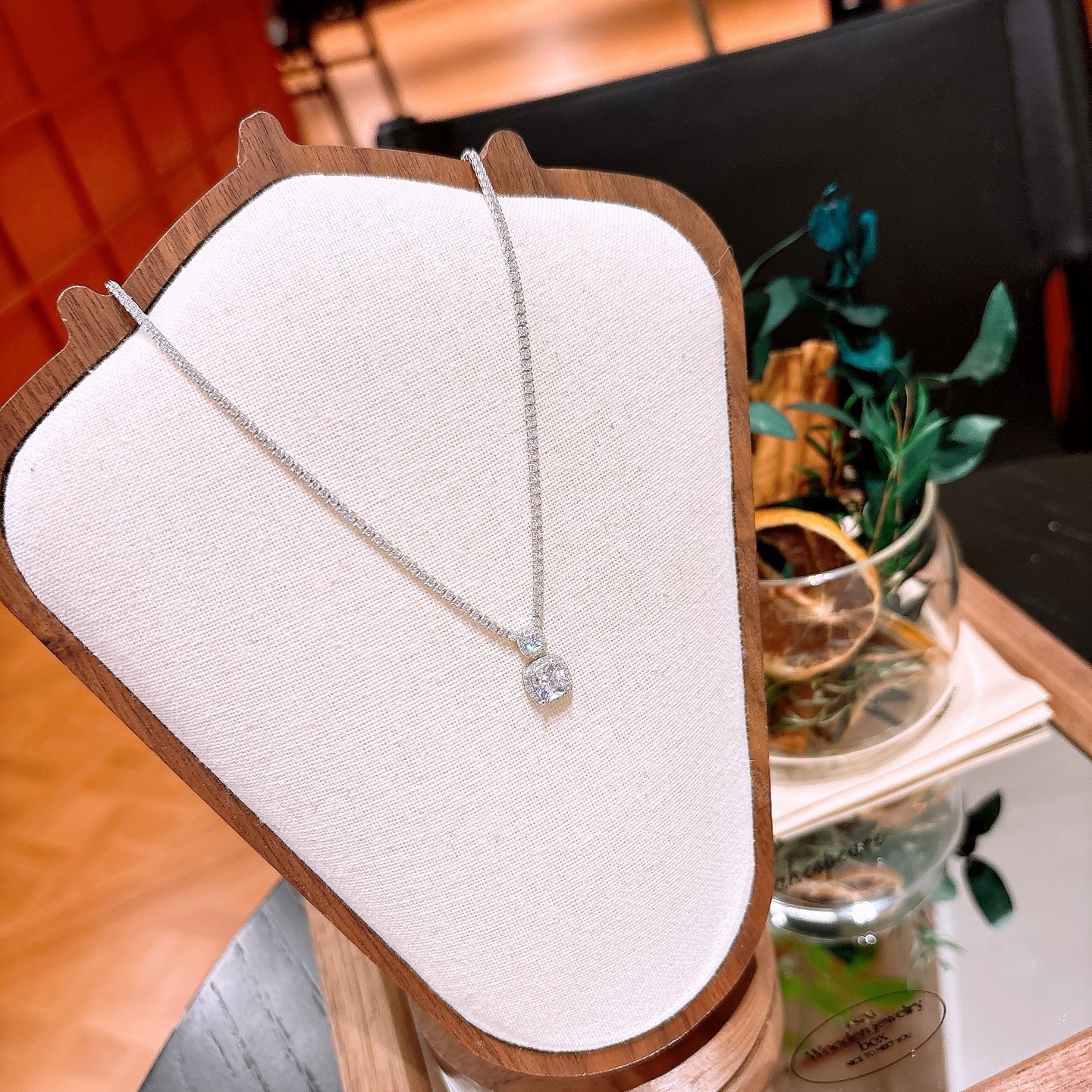 Hypoallergenic Silver Necklace Ethereal Birthday Silver