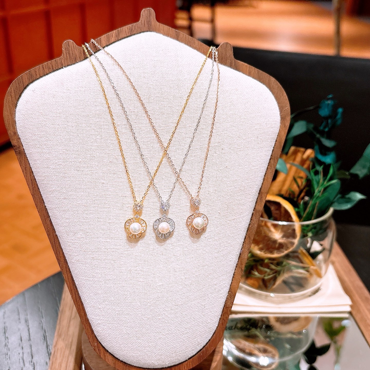 Nickel Free Silver Necklace Playful Housewarming Silver