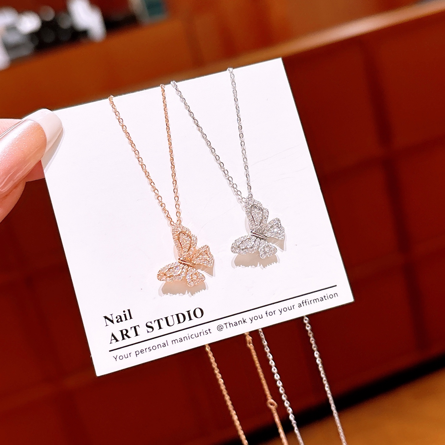 Hypoallergenes Silber Kette Filigran Geschenk für sie Gold