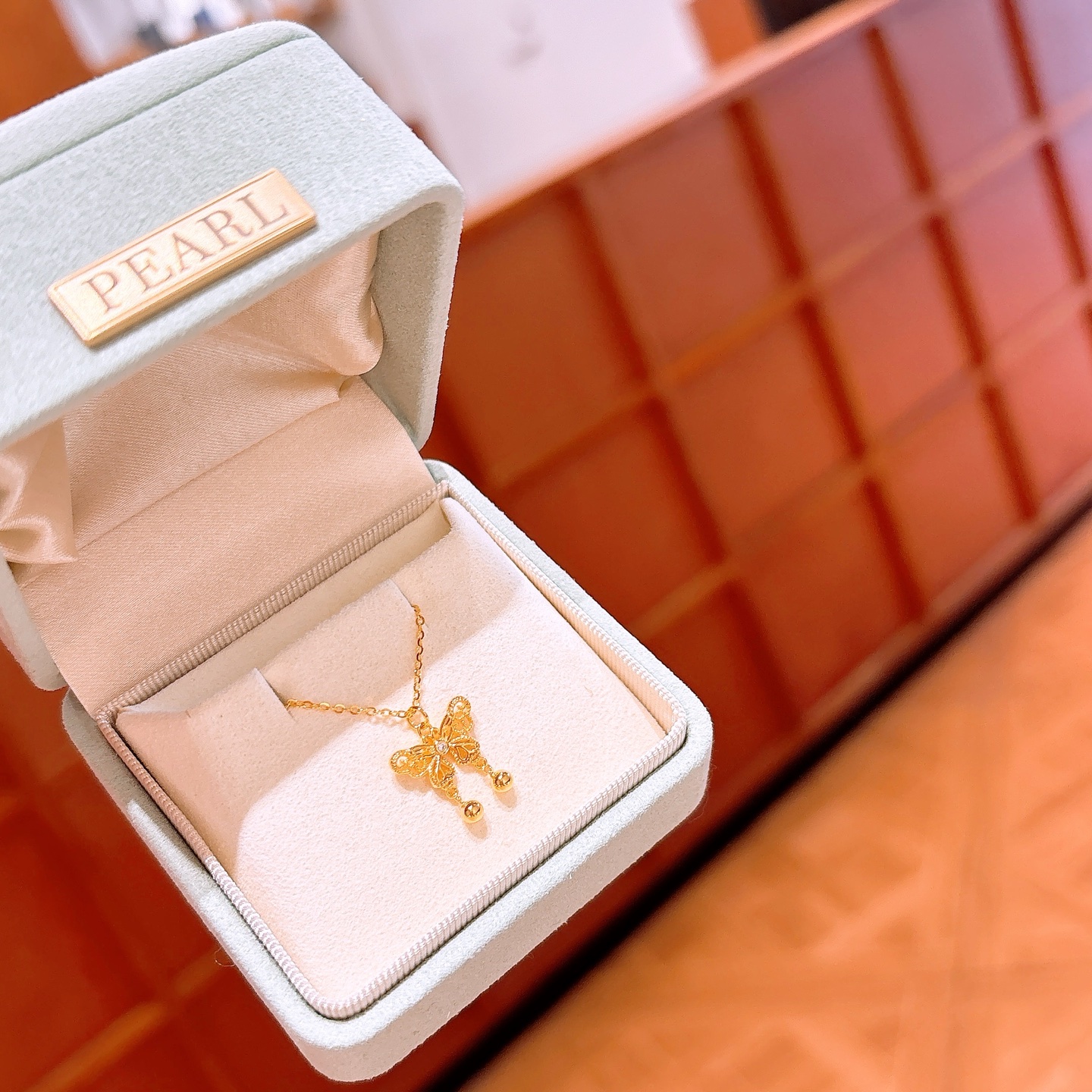 Low Allergy Silver Necklace Ethereal Valentine's Day Gold