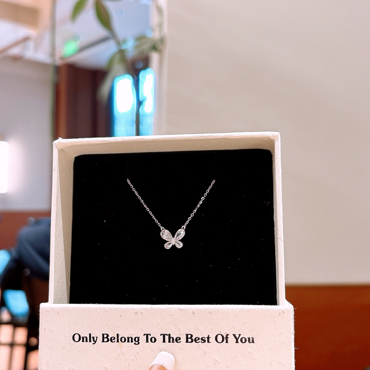 Hypoallergenic Silver Necklace Delicate Wedding Silver