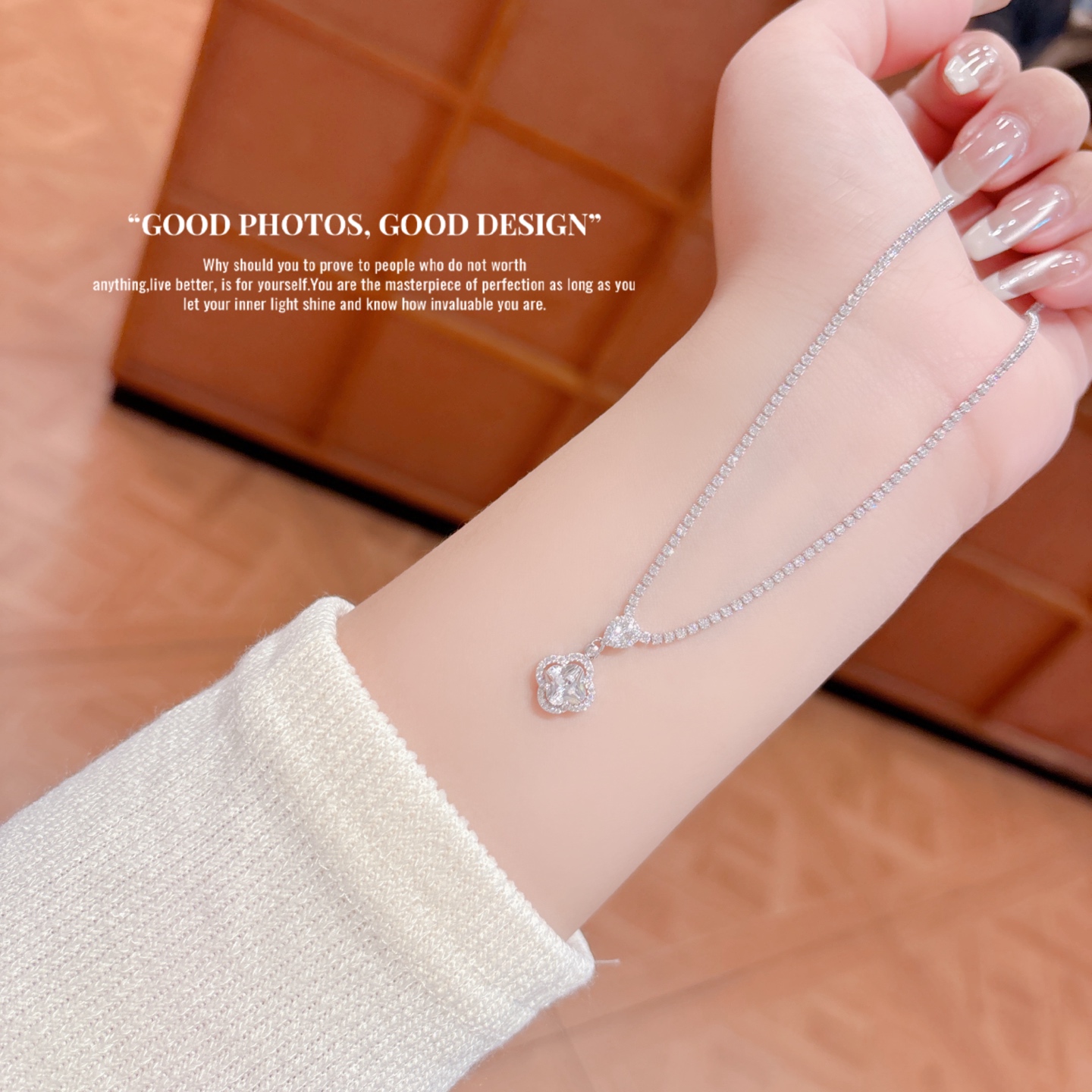 925 Silver Necklace Ethereal Teacher's Day Gold