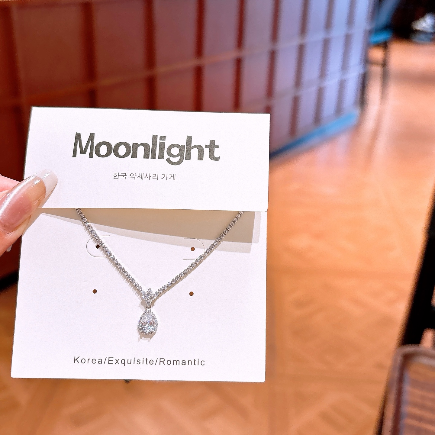 S925 Sterling Silver Necklace French Bestie Gift Silver