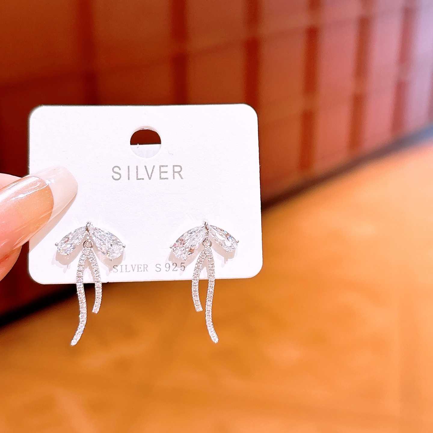 Nickel Free Silver Earrings Girly Wedding Favor Gold