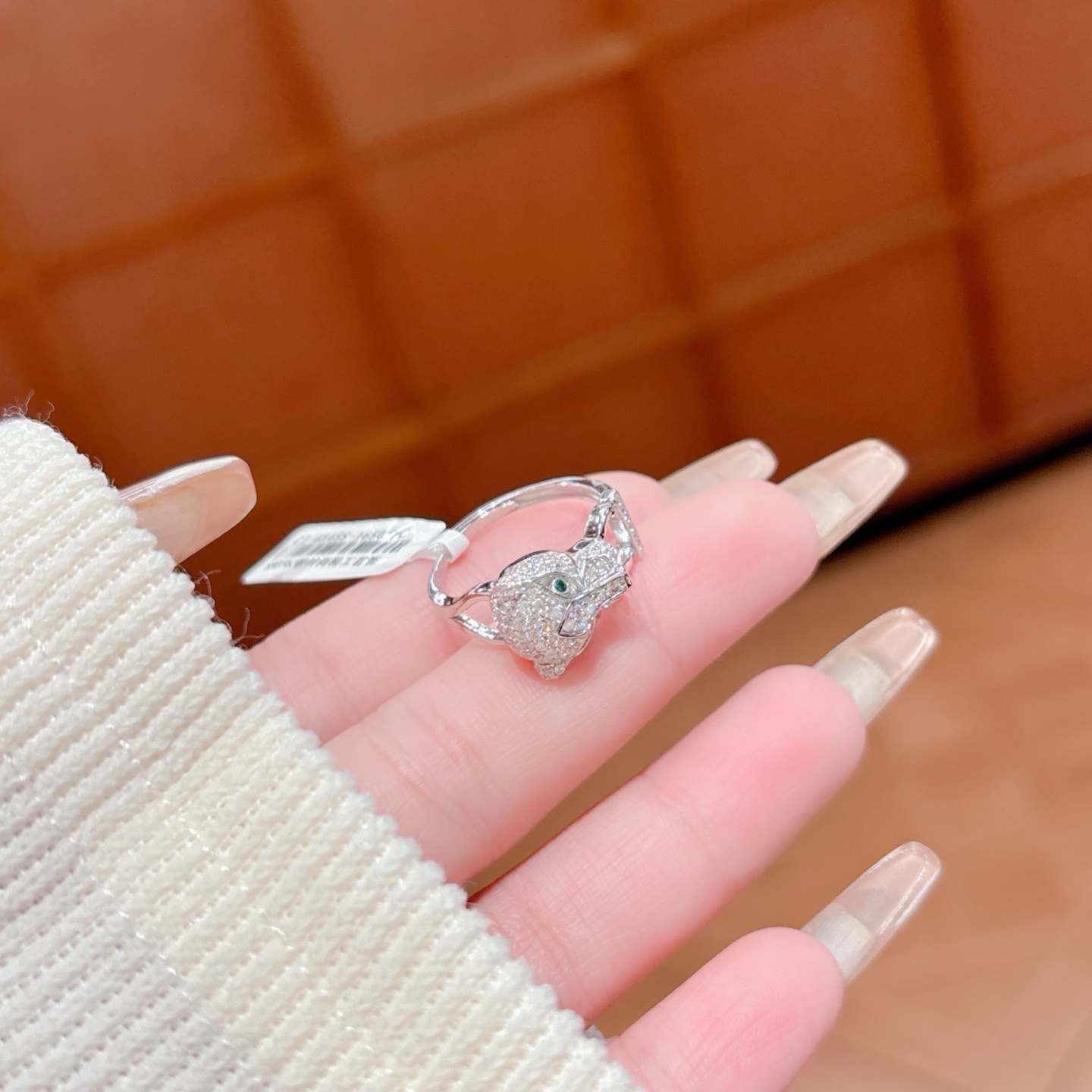 925 Silver Ring Elegant Housewarming Gold