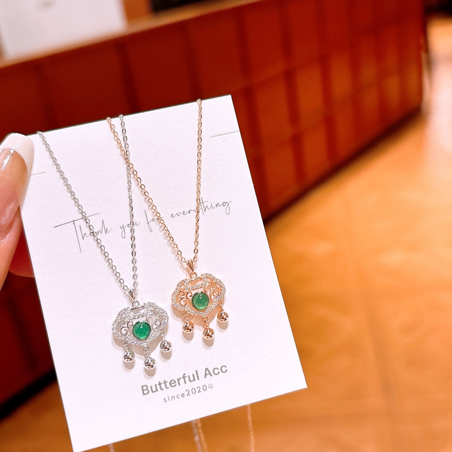 Solid Silver Necklace Fashion Party Gold