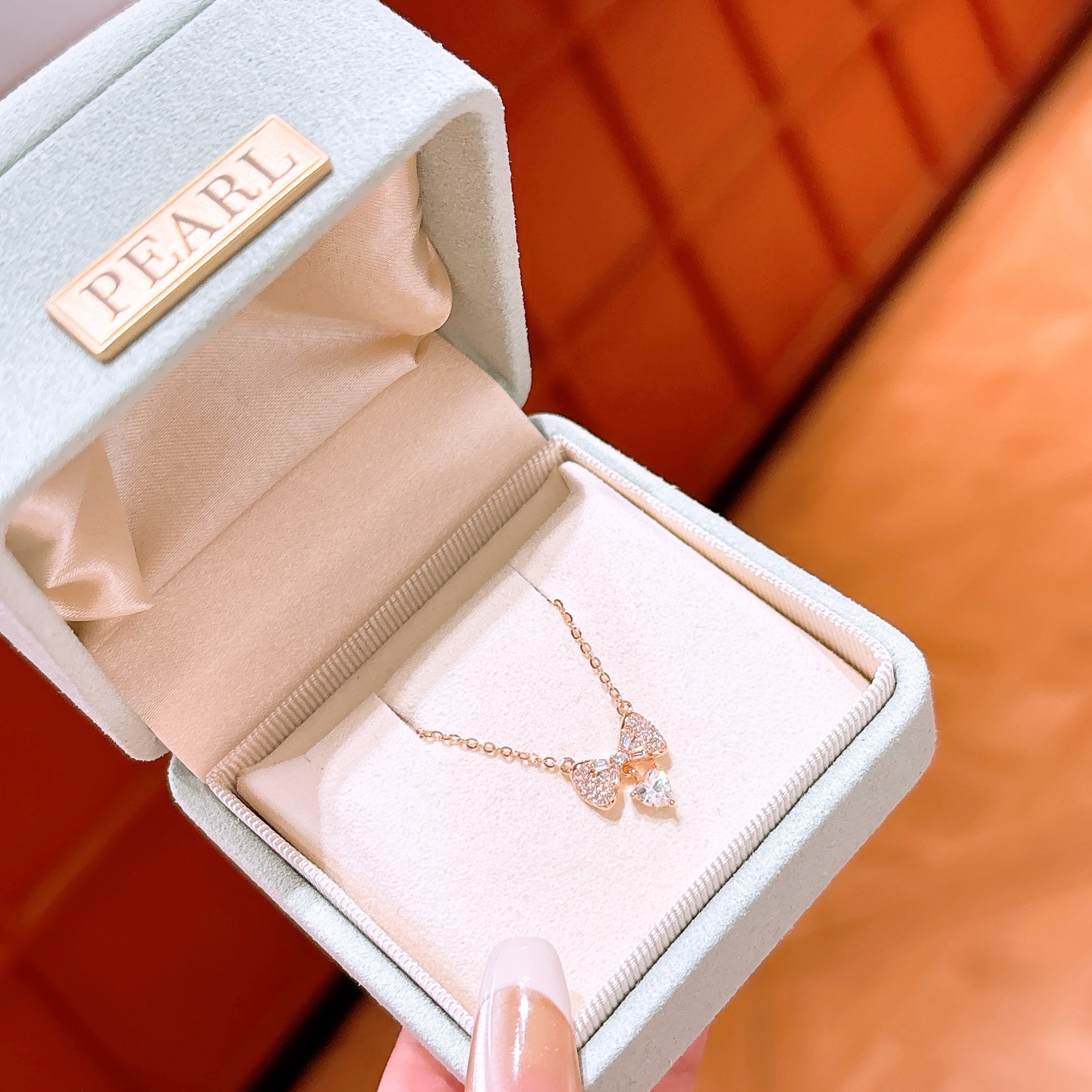 Hypoallergenic Silver Necklace Elegant Engagement Silver