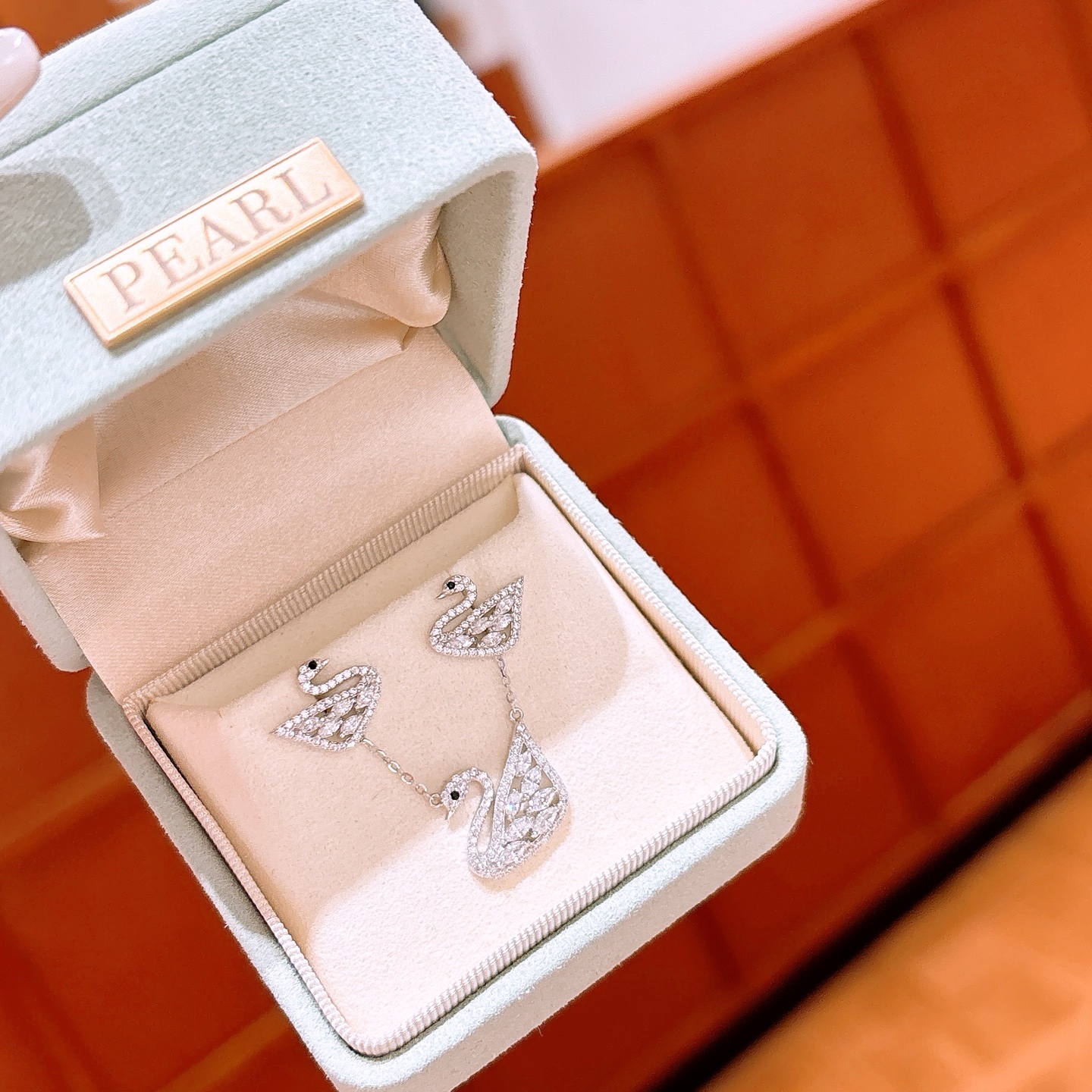 フレンチ925シルバーイヤリング＆ネックレスセットシルバー 旅行