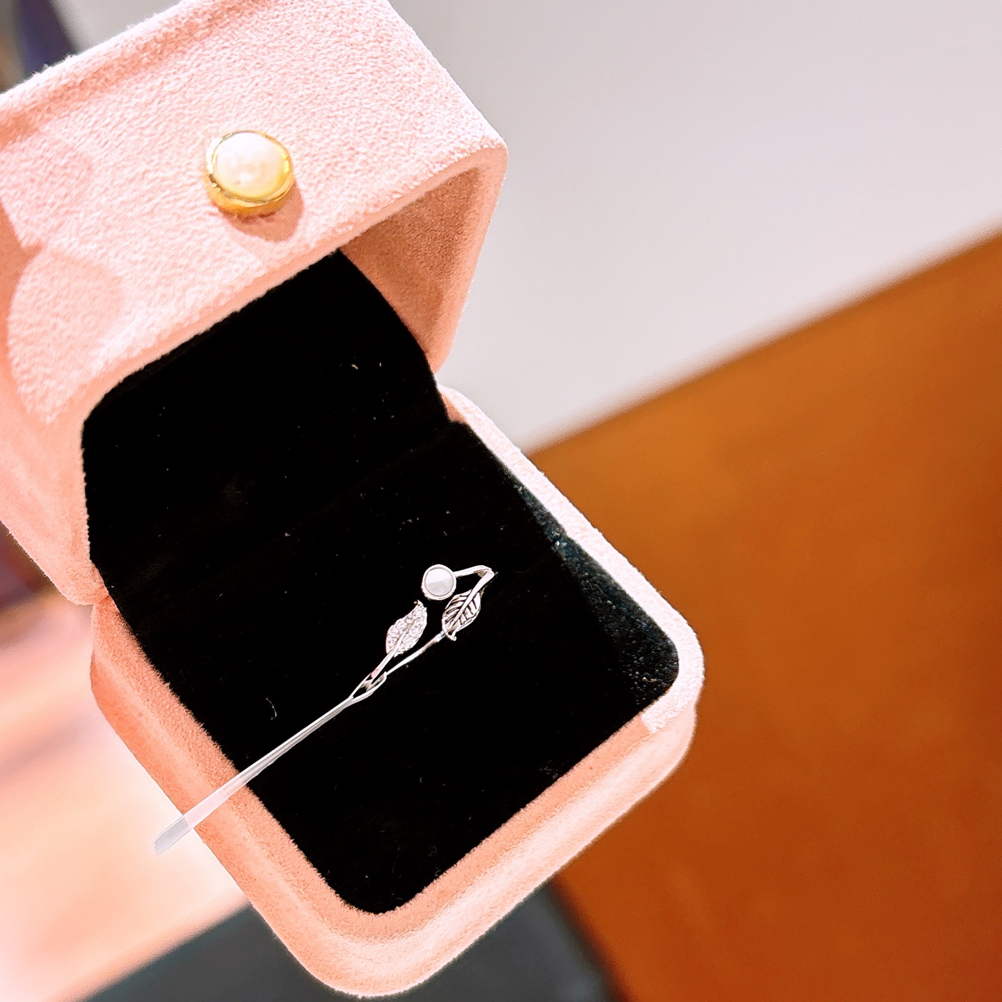 Fine Silver Ring Ins Style Wedding Registration Gold