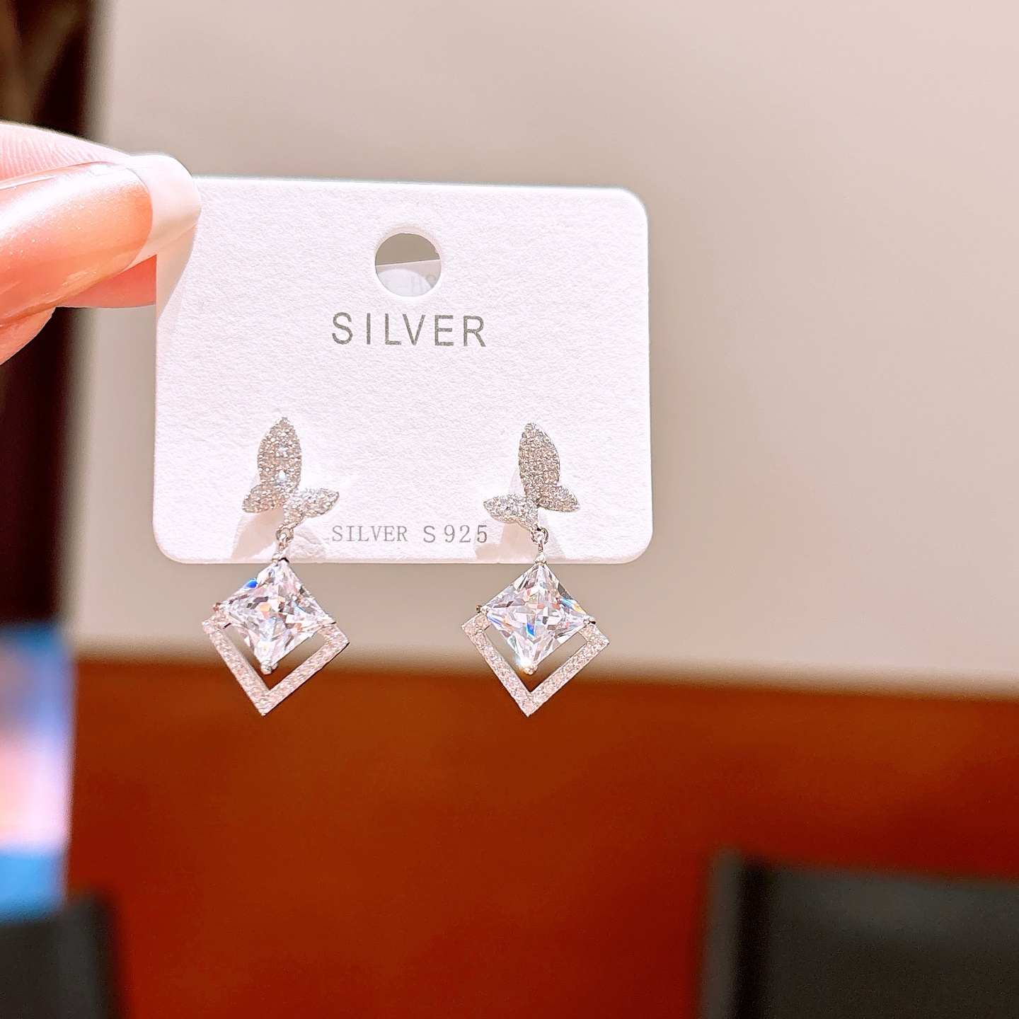 Fine Silver Earrings Intellectual Everyday Wear Gold