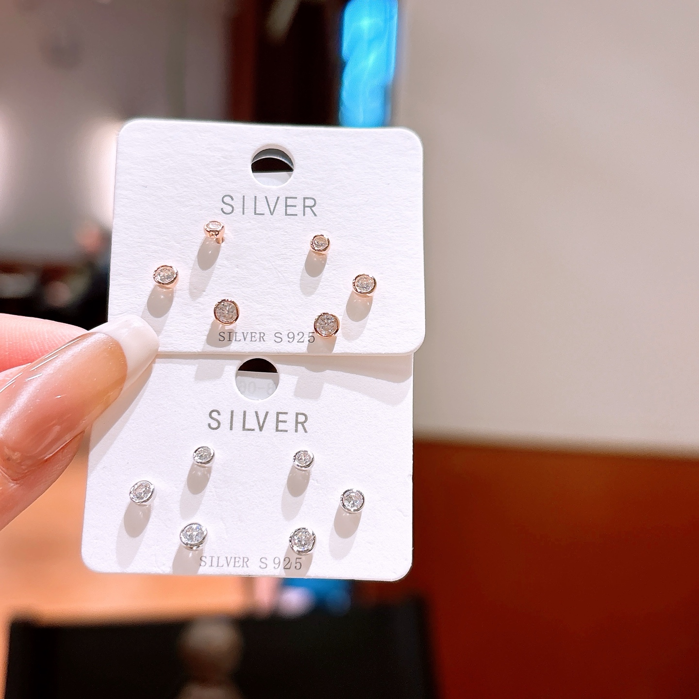 High Polish Silver Earrings Elegant Engagement Silver