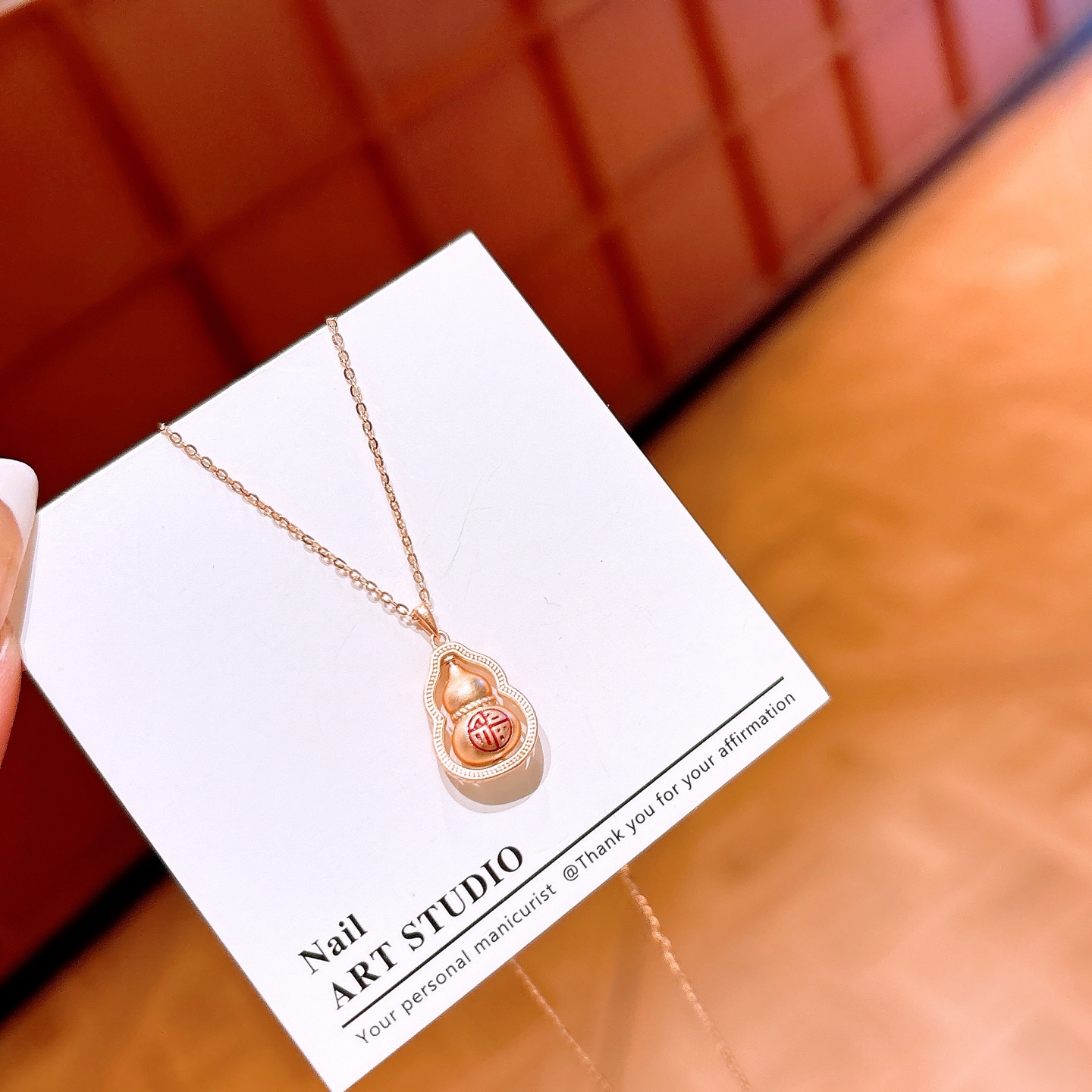 S925 Sterling Silver Necklace Premium Father's Day Gold