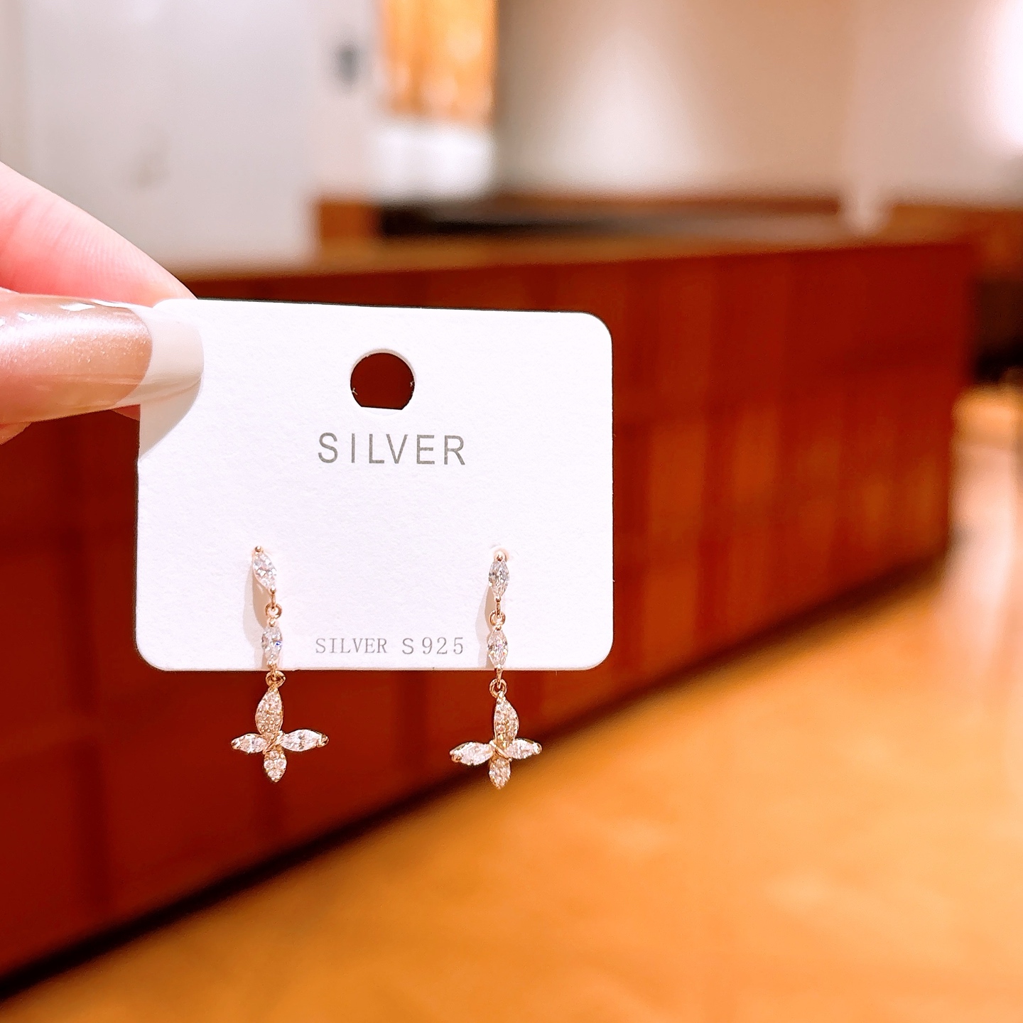 Nickel Free Silver Earrings French Wedding Registration Silver