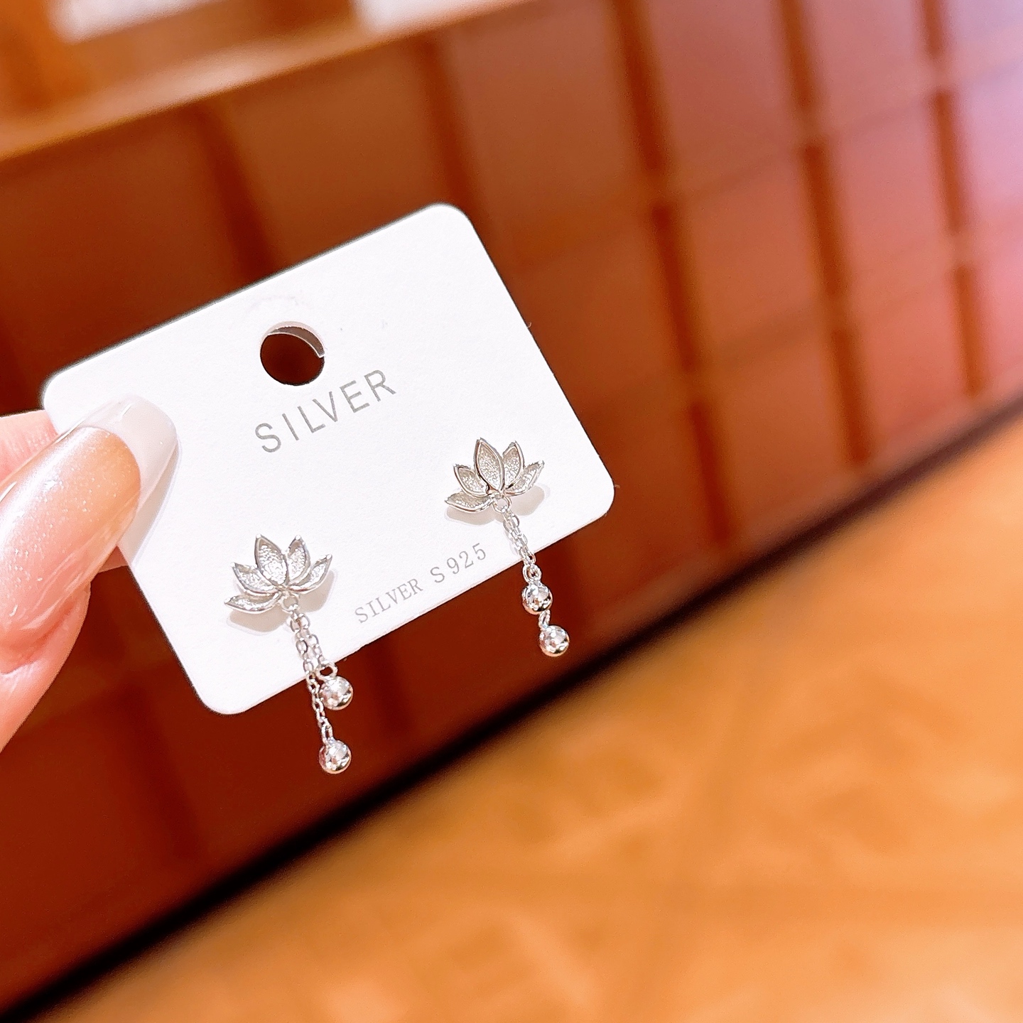 925 Silver Earrings Fashion Date Night Silver