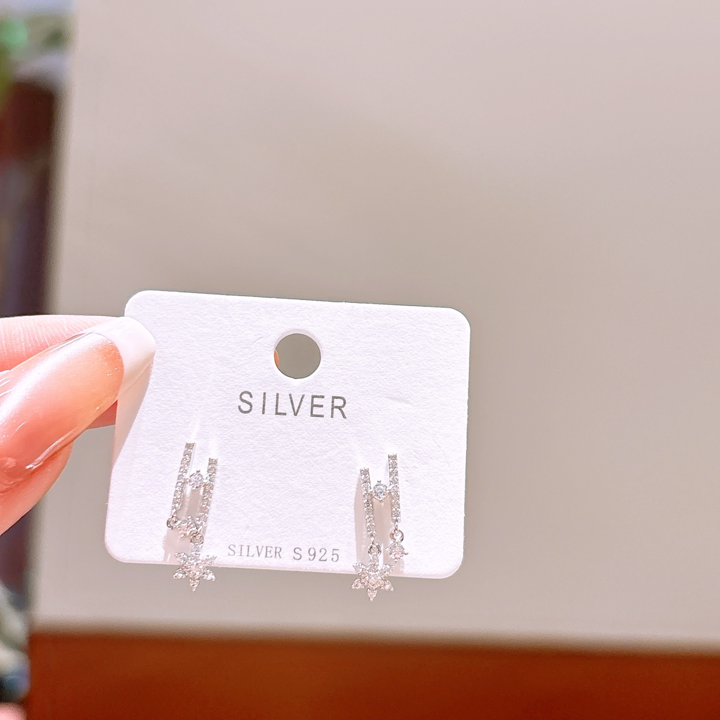 レトロアレルギー対応シルバーイヤリングゴールド 先生の日