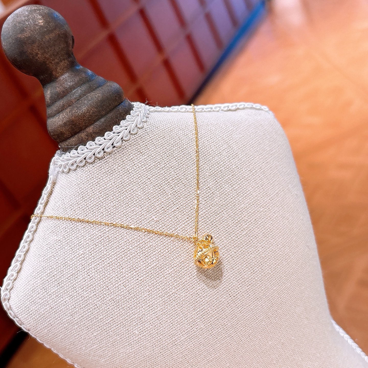 Low Allergy Silver Necklace Ethereal Graduation Gold