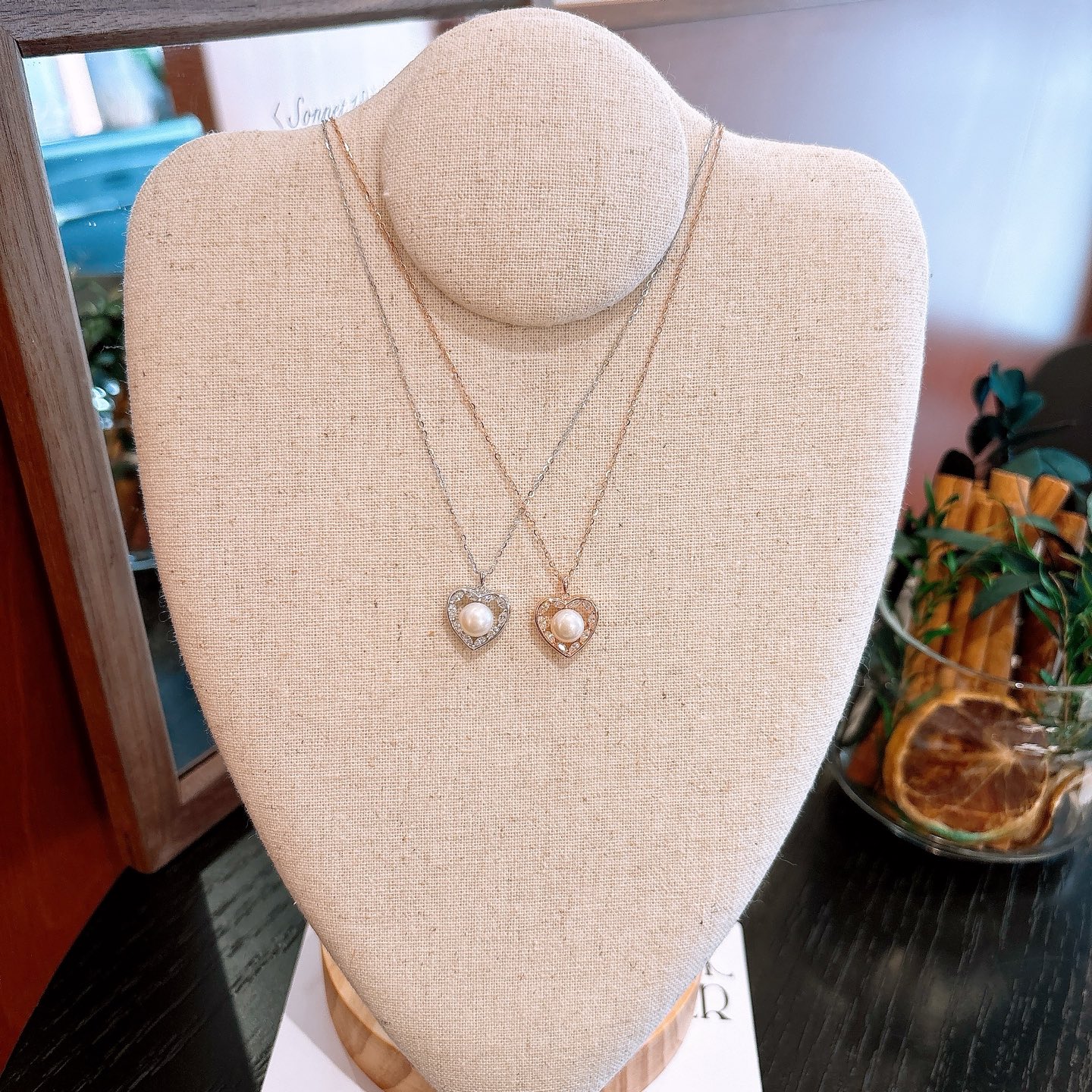 可愛いファインシルバーネックレスゴールド デート