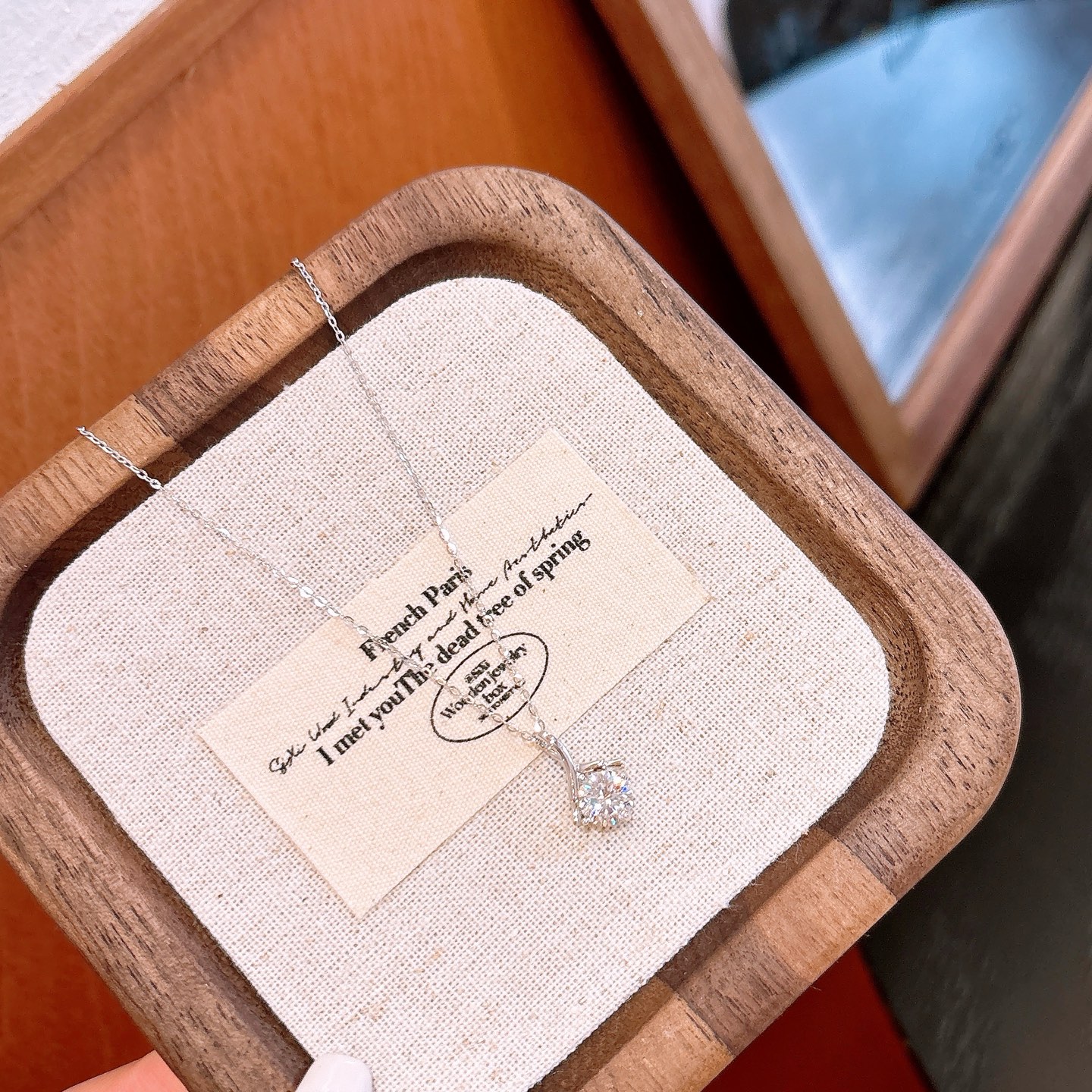 High Polish Silver Necklace Lively Father's Day Silver