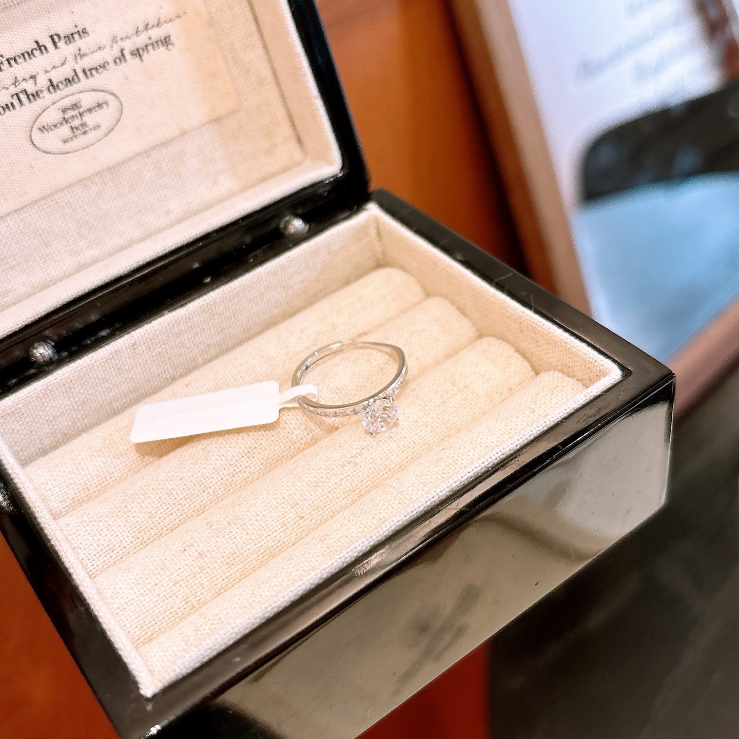 さわやか系925シルバーリングゴールド プロポーズ