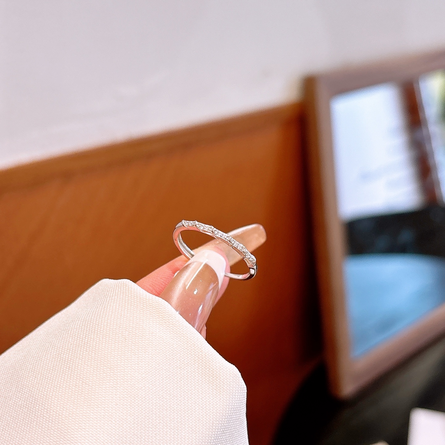 S925 Sterling Silver Ring French Birthday Gold