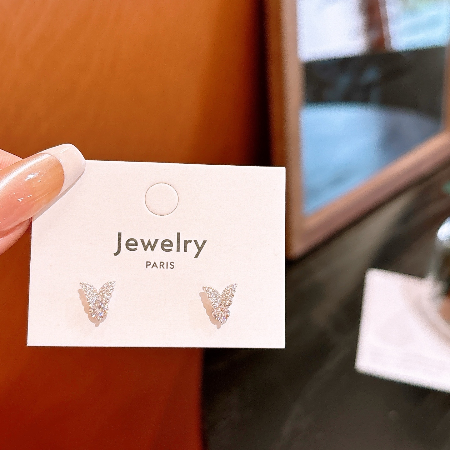 S925 Sterling Silver Moissanite Studs Vintage Travel Gold