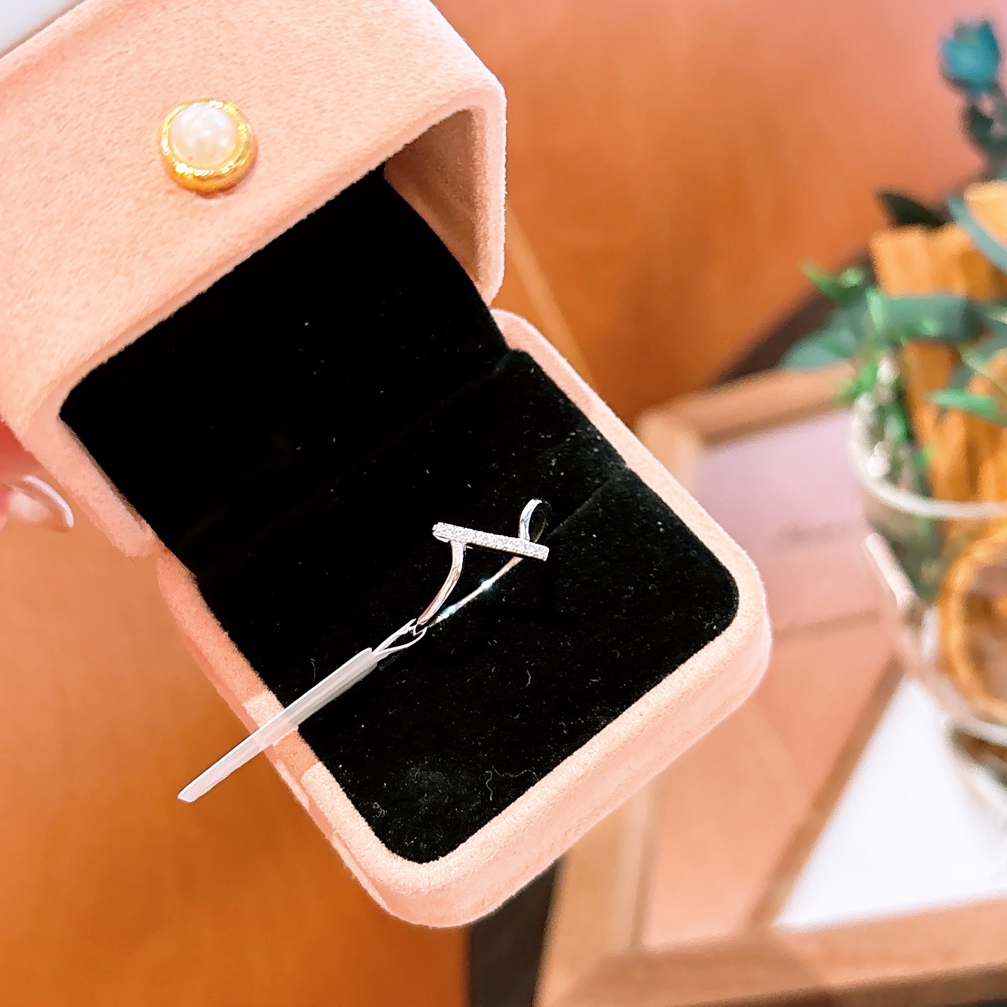 Solid Silver Ring Vintage Self-love Gold