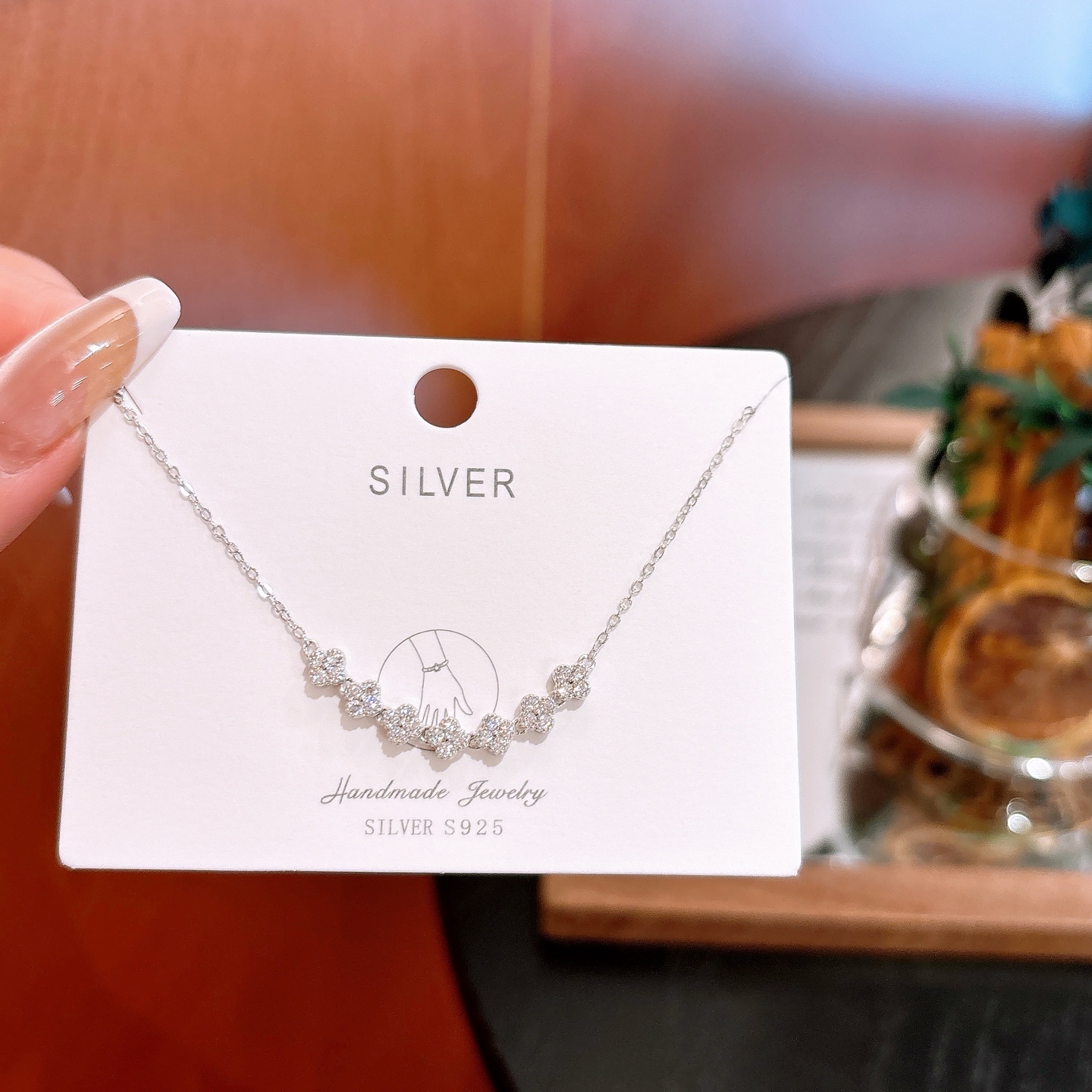 ファッション低アレルギー銀ブレスレットシルバー 母の誕生日