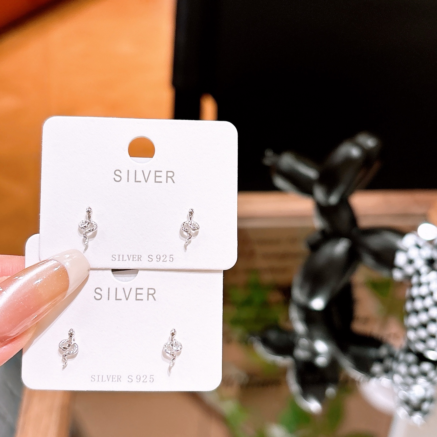 Solid Silver Earrings Dainty Gift for Her Silver