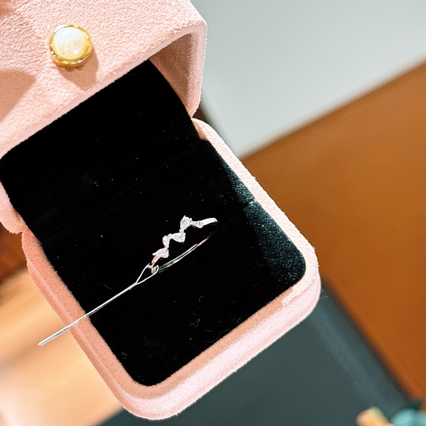 Nickelfreies Silber Ring Rein Muttergeburtstag Silber