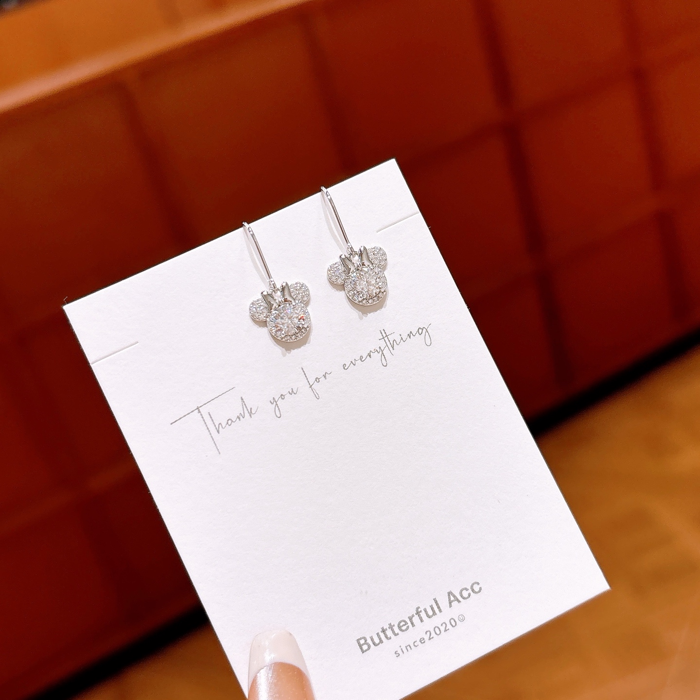 Nickel Free Silver Moissanite Drop Earrings Fashion Teacher's Day Gold