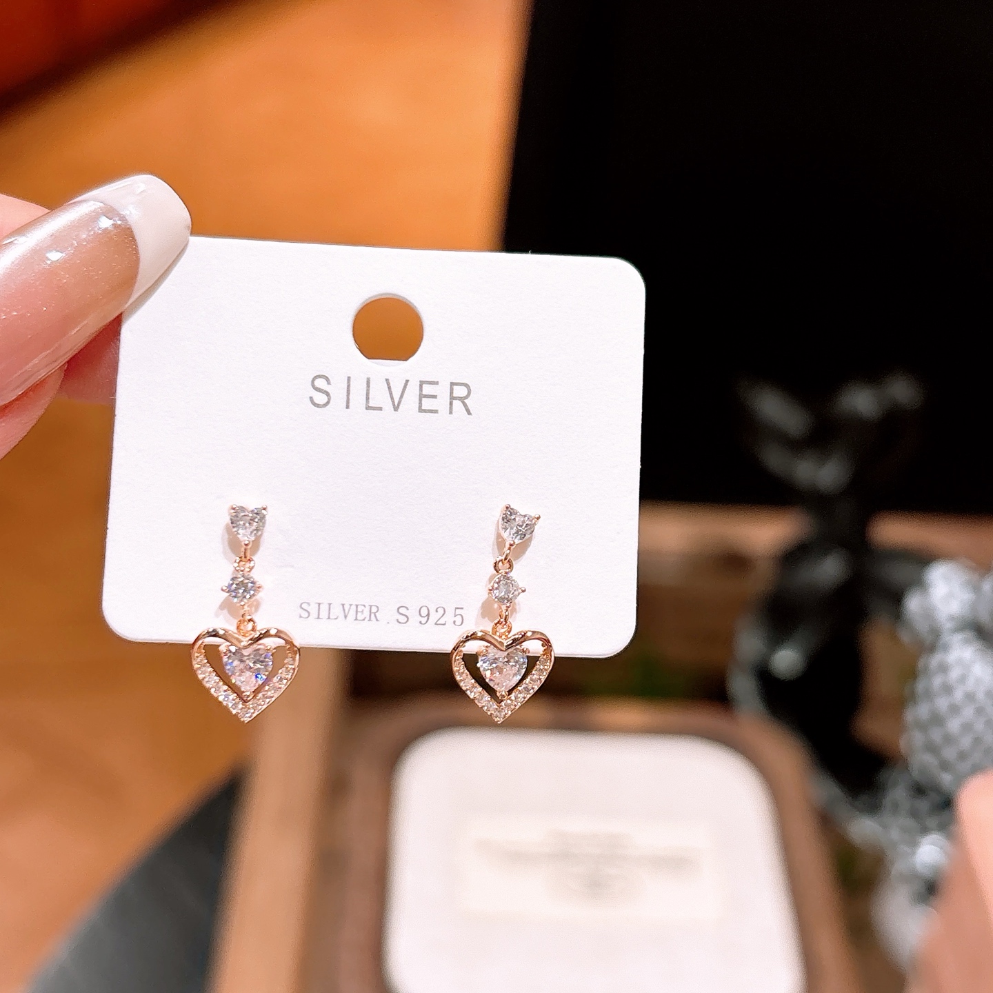 Massivsilber Ohrringe Vintage Vatertag Gold