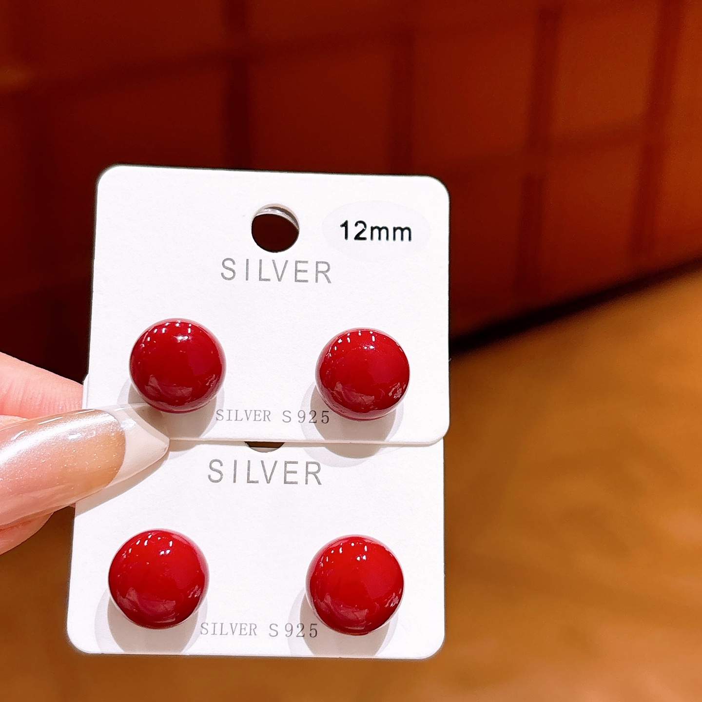 S925 Sterlingsilber Ohrringe Koreanischer Stil Verlobung Gold